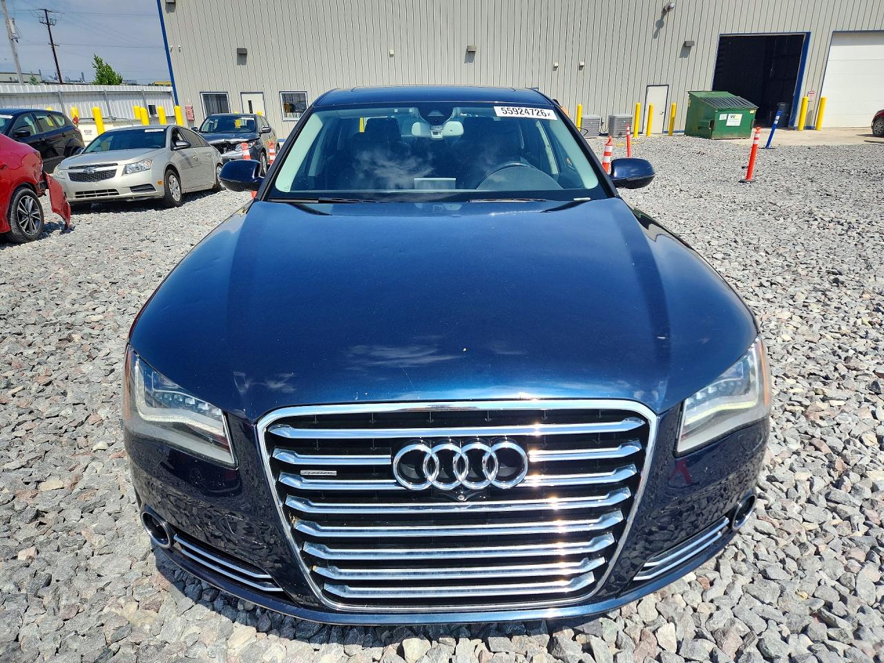 2014 Audi A8 L Quattro Blue vin: WAUR2AFD8EN003222