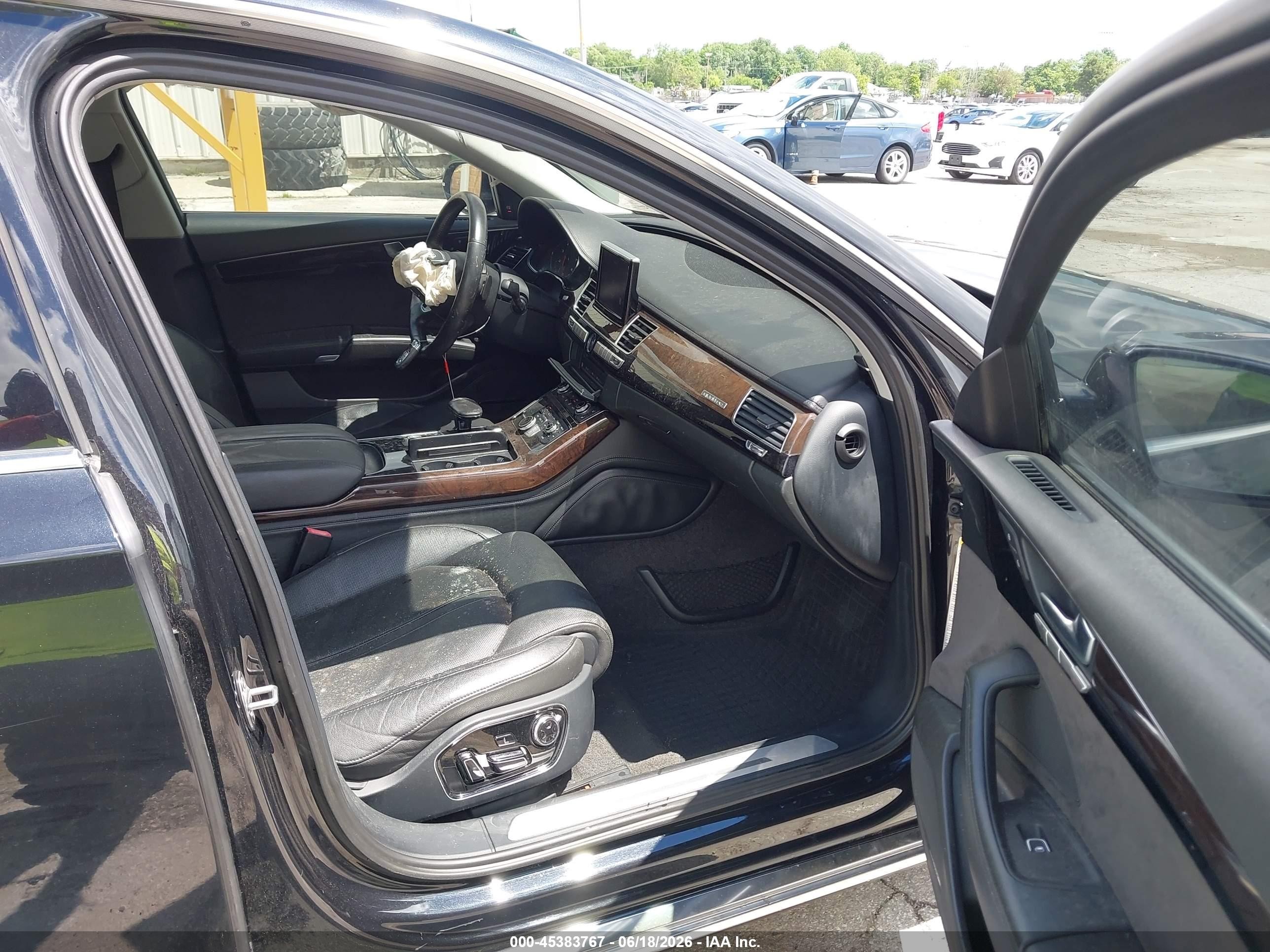 2013 Audi A8 L 4.0t Black vin: WAUR2AFD9DN019217