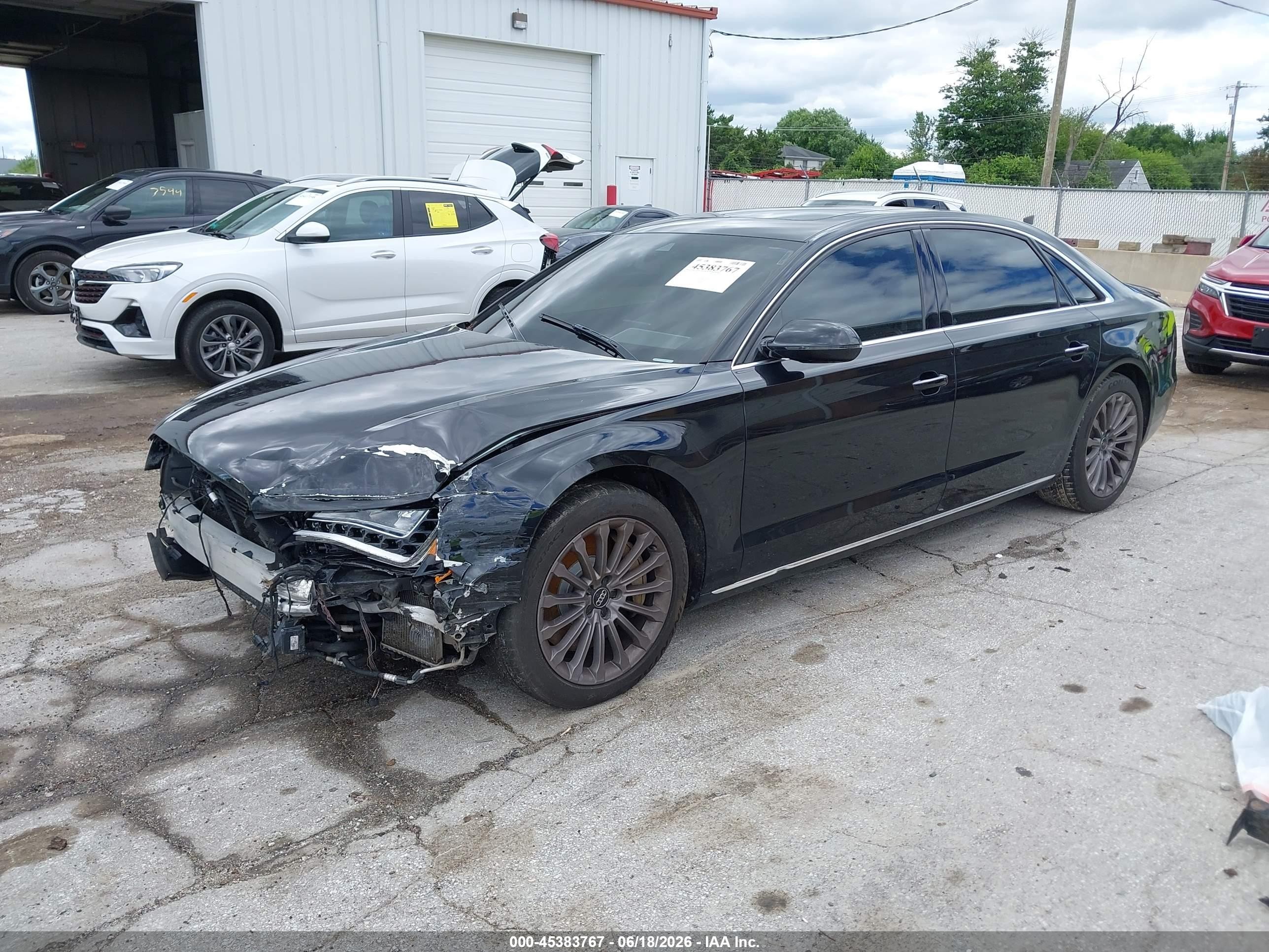2013 Audi A8 L 4.0t Black vin: WAUR2AFD9DN019217
