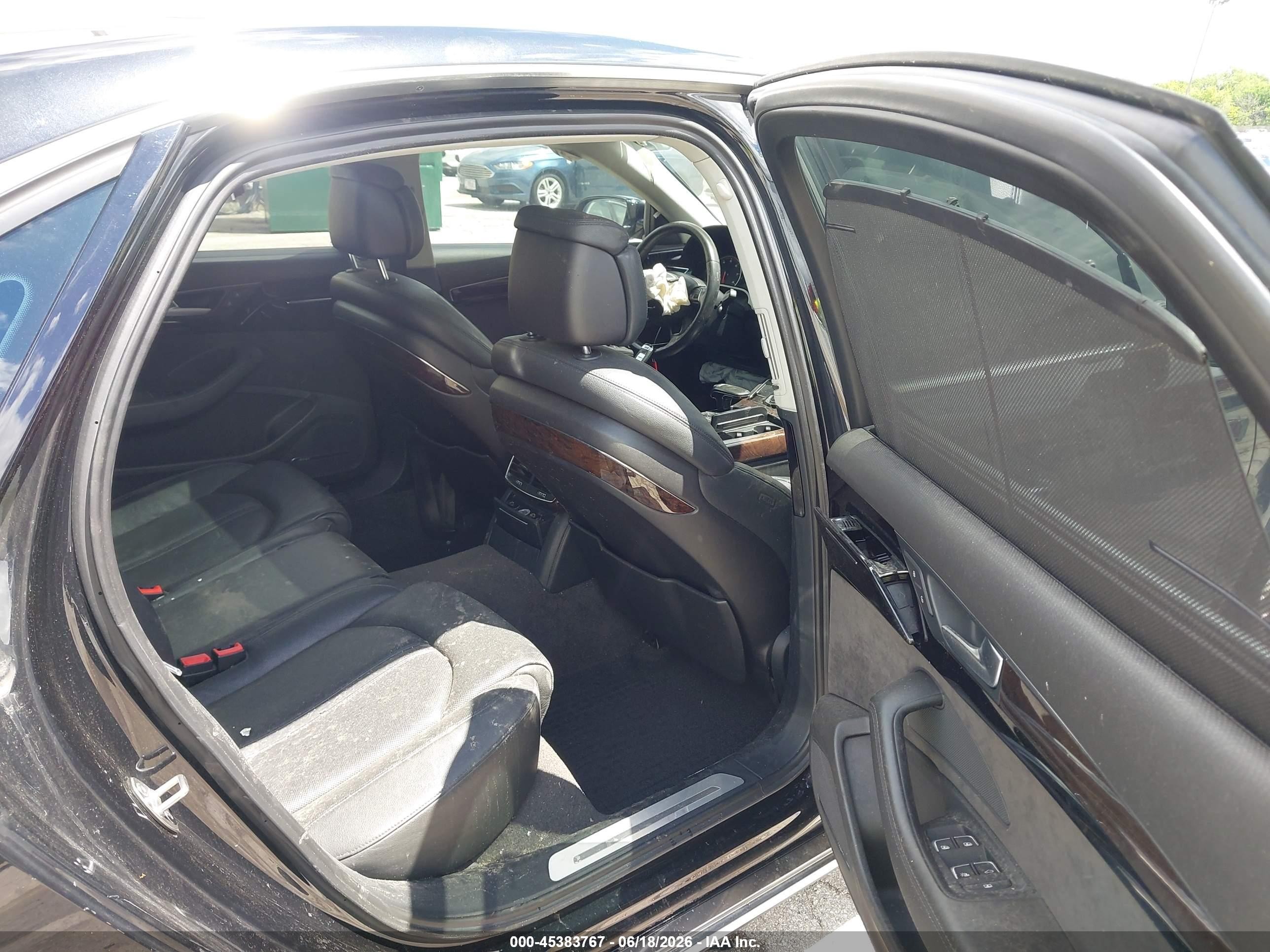 2013 Audi A8 L 4.0t Black vin: WAUR2AFD9DN019217