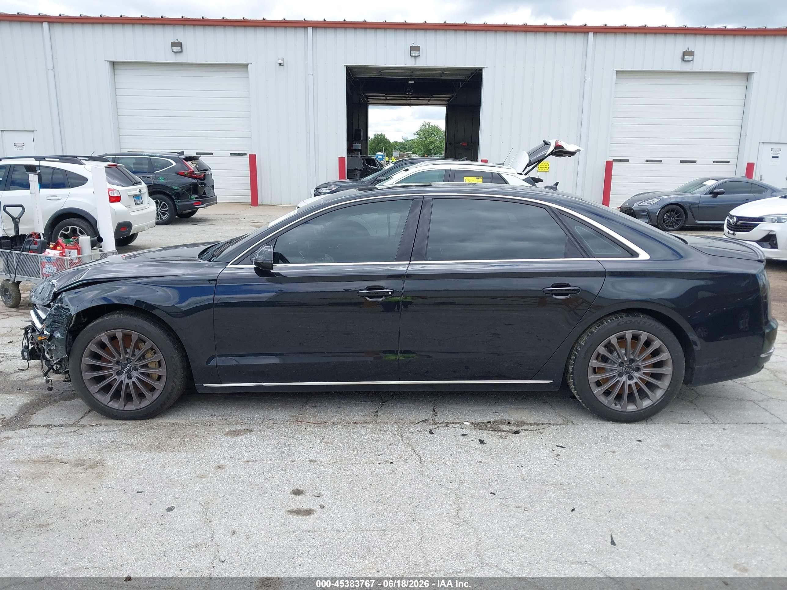2013 Audi A8 L 4.0t Black vin: WAUR2AFD9DN019217
