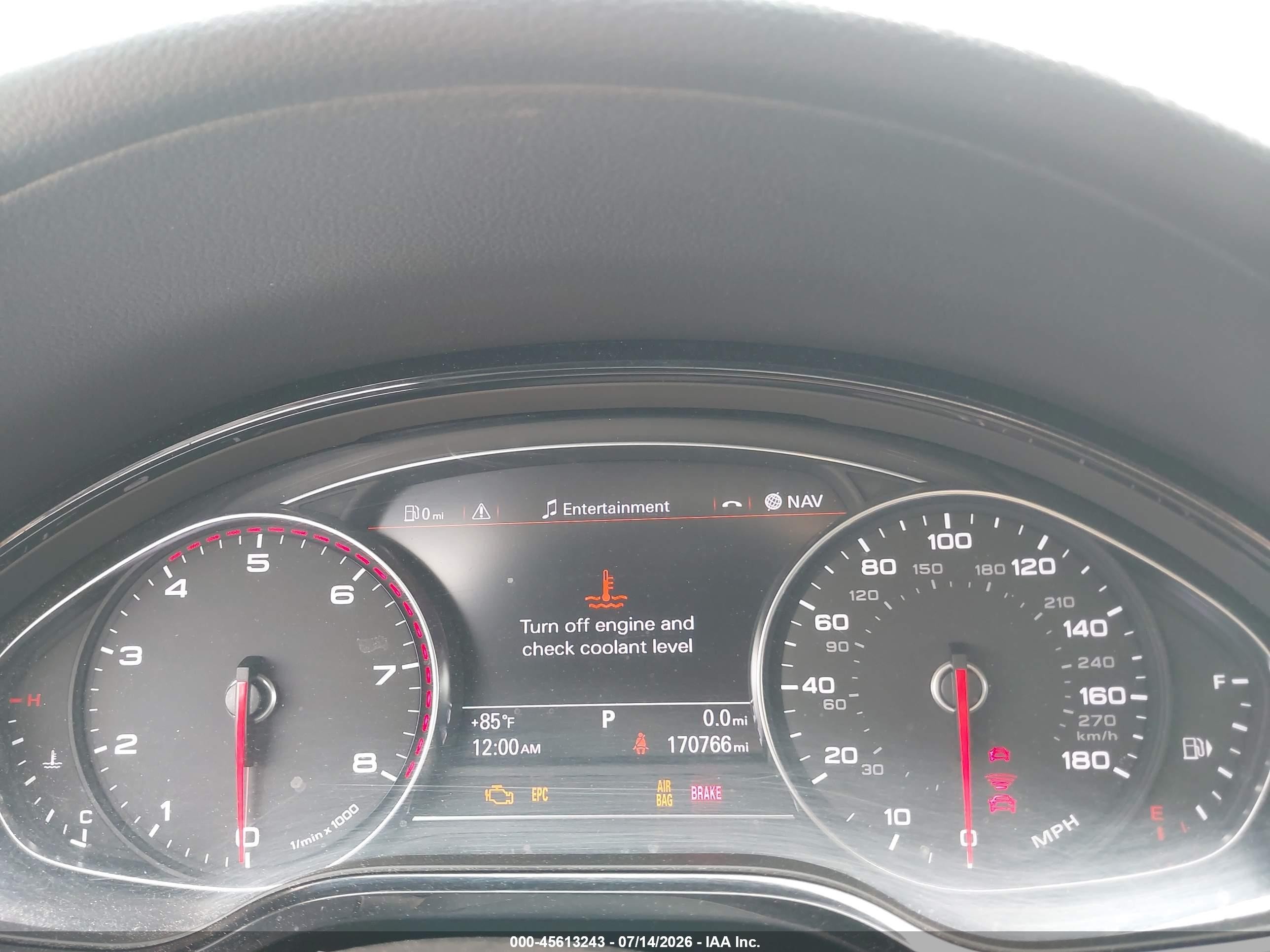 2013 Audi A8 L 4.0t Black vin: WAUR2AFDXDN015922