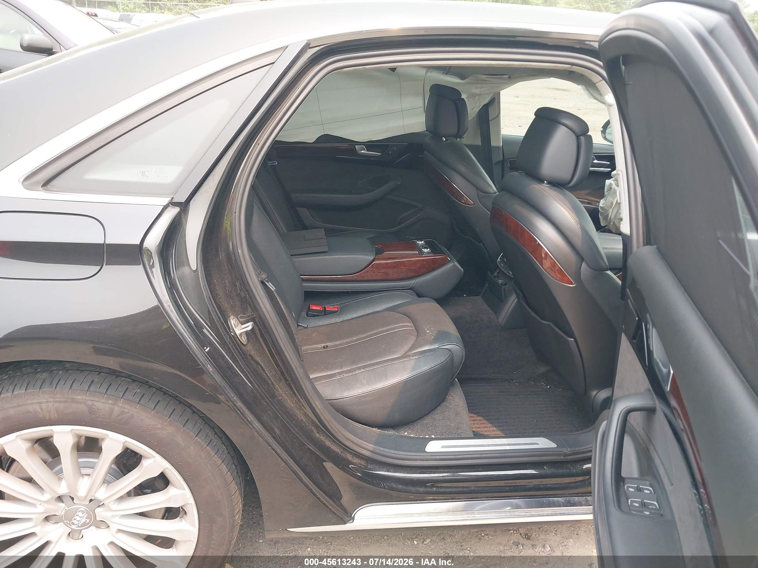 2013 Audi A8 L 4.0t Black vin: WAUR2AFDXDN015922
