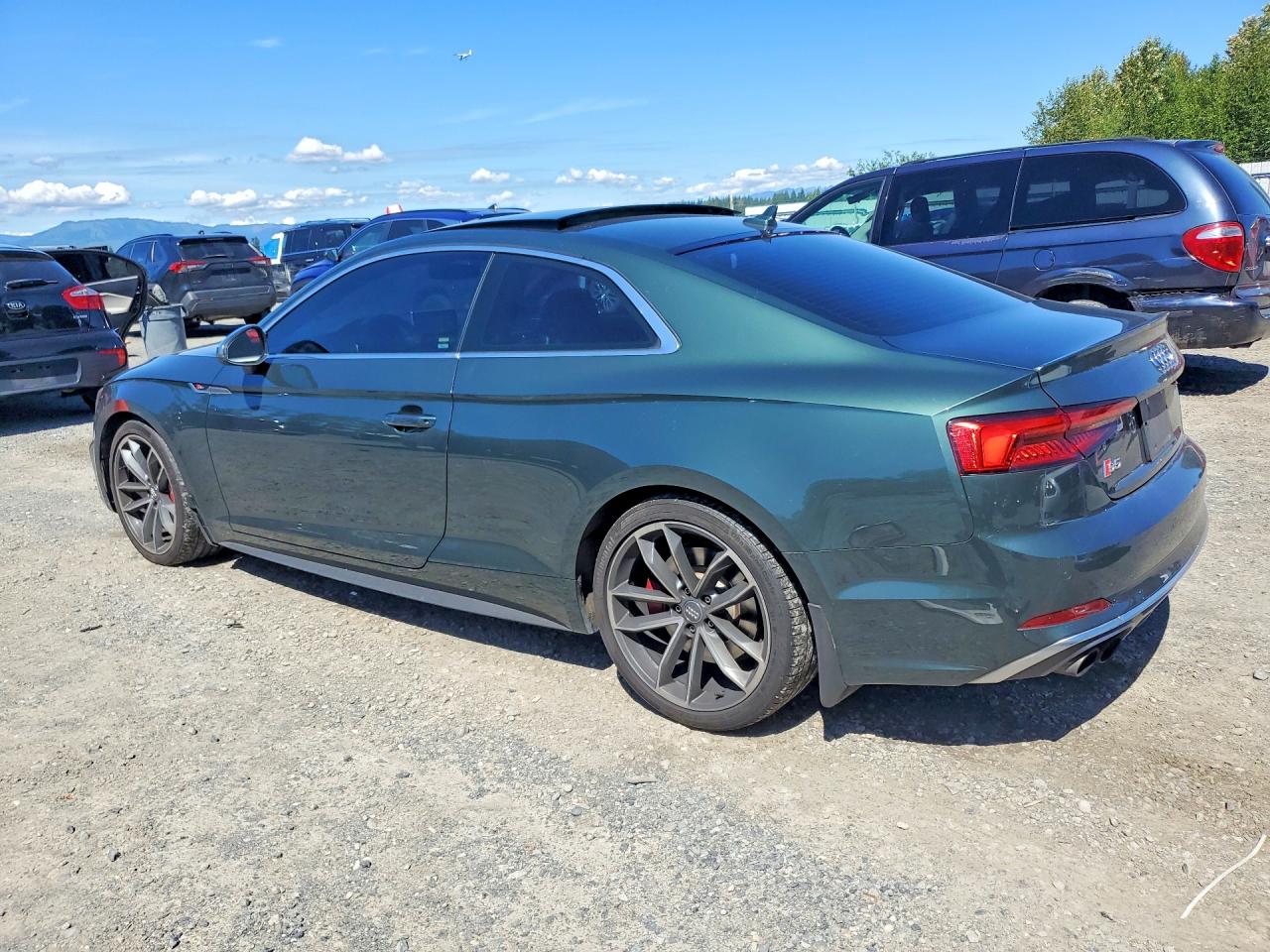 2018 Audi S5 Prestige Зеленый vin: WAUR4AF5XJA008314