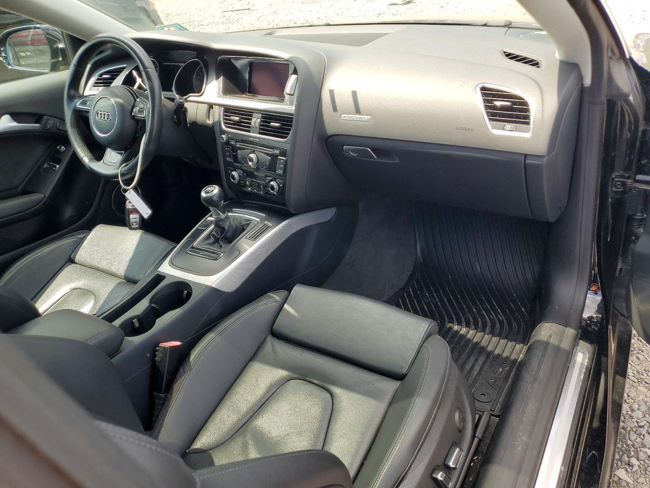 2013 Audi A5 Premium Plus Black vin: WAURFAFR7DA050344