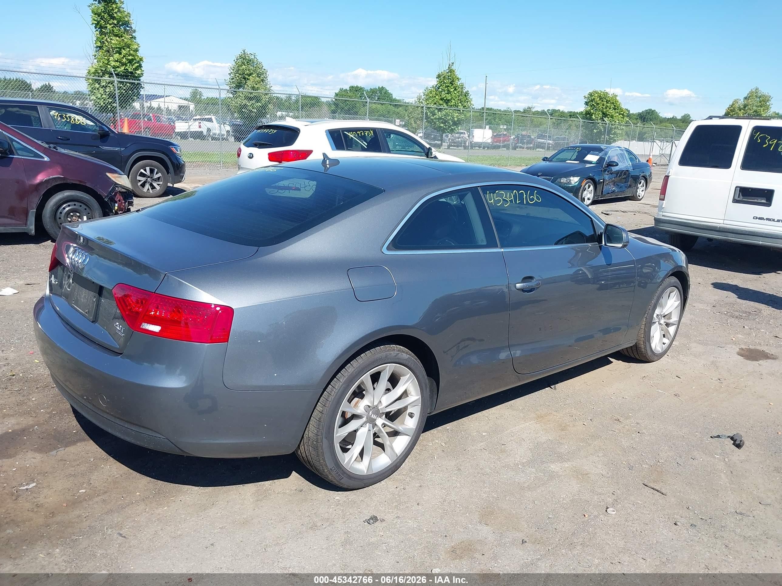 2014 Audi A5 2.0t Premium Gray vin: WAURFAFR7EA004949