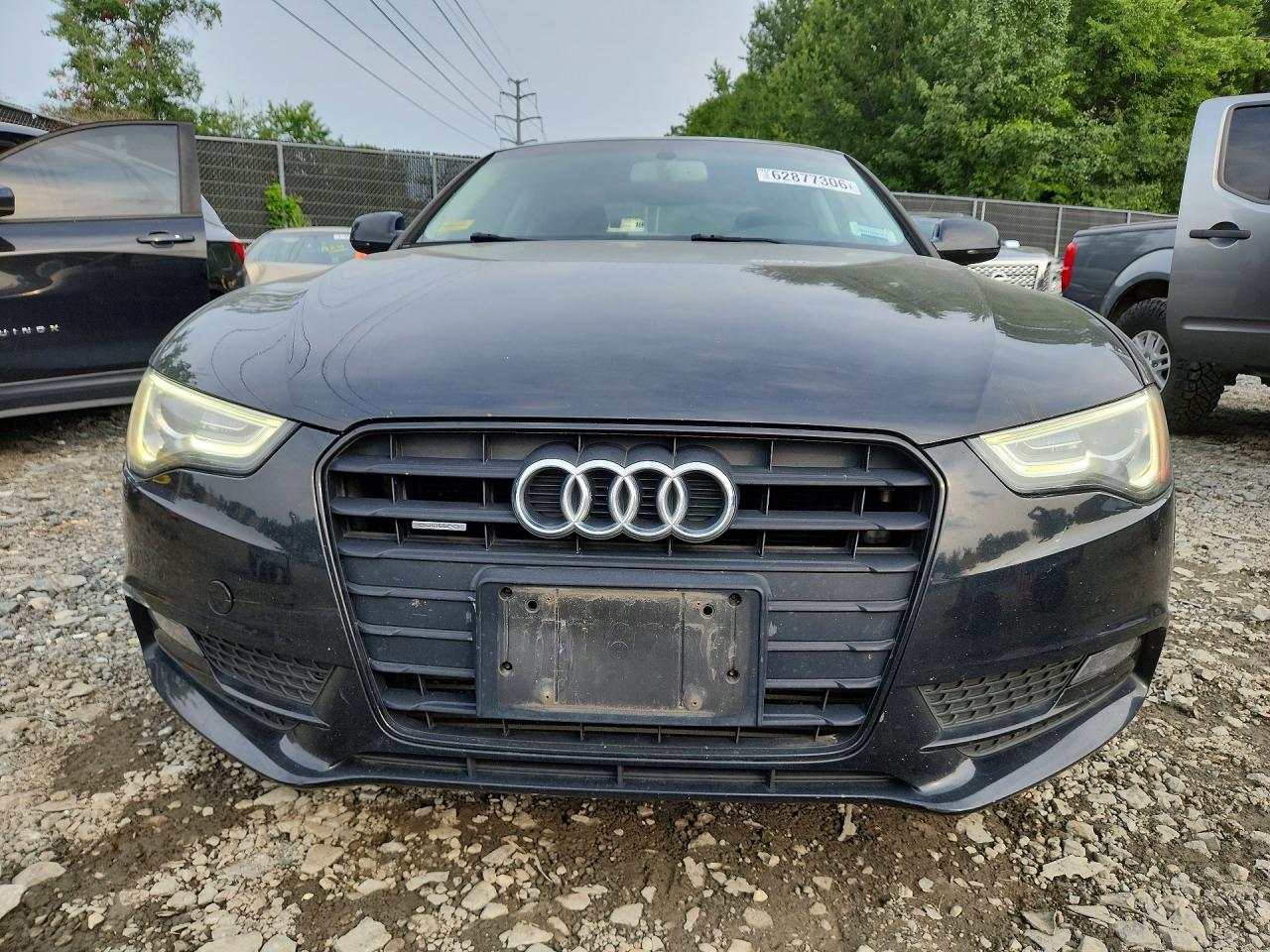 2014 Audi A5 Premium Plus Black vin: WAURFAFR9EA037161