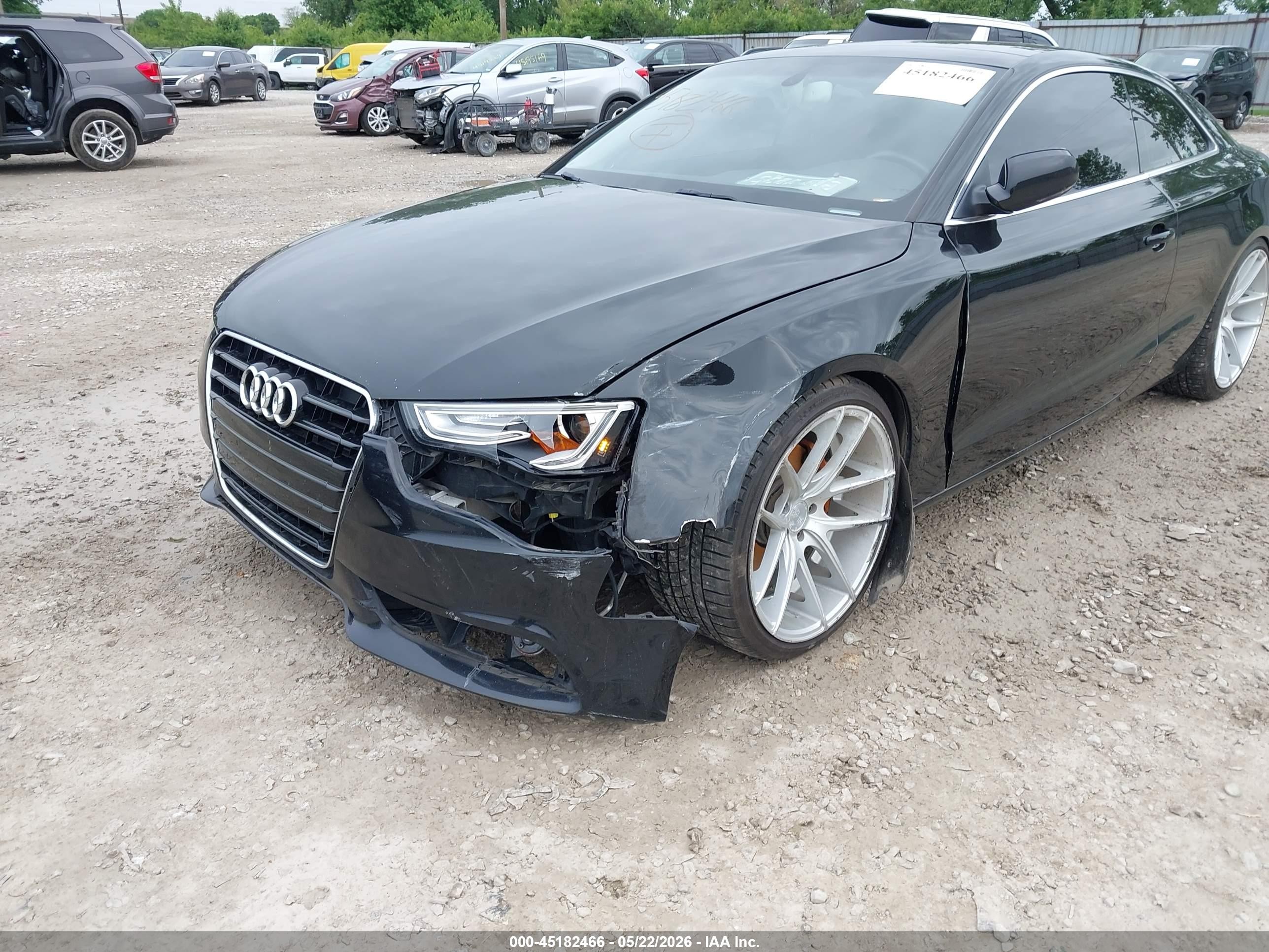 2013 Audi A5 2.0t Premium Black vin: WAURFAFRXDA034168