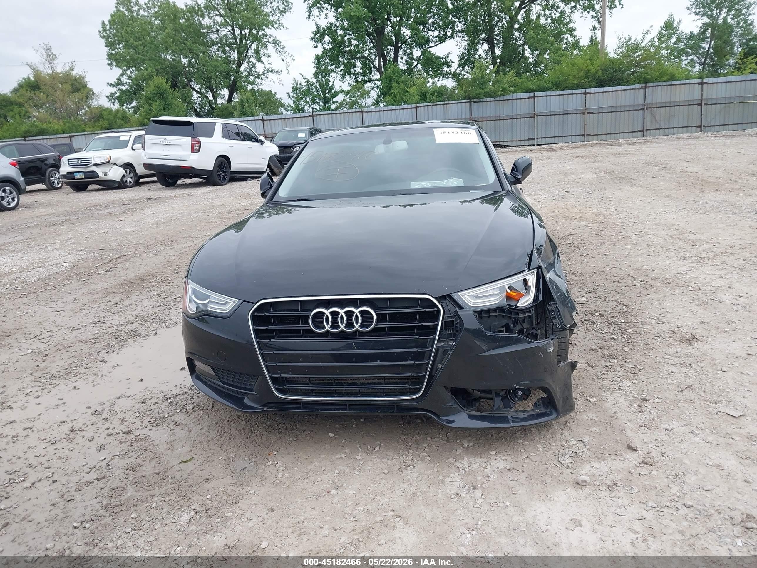2013 Audi A5 2.0t Premium Black vin: WAURFAFRXDA034168
