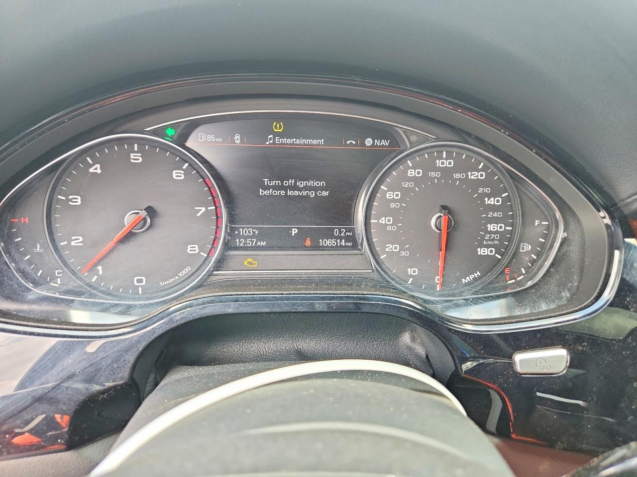 2014 Audi A8 L Quattro Белый vin: WAURGAFD0EN004589
