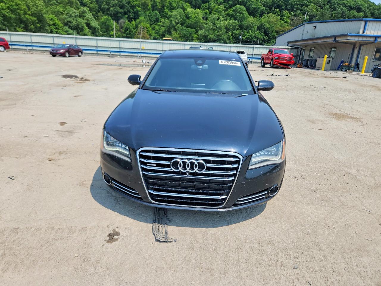 2014 Audi A8 L Quattro Black vin: WAURGAFD0EN008240