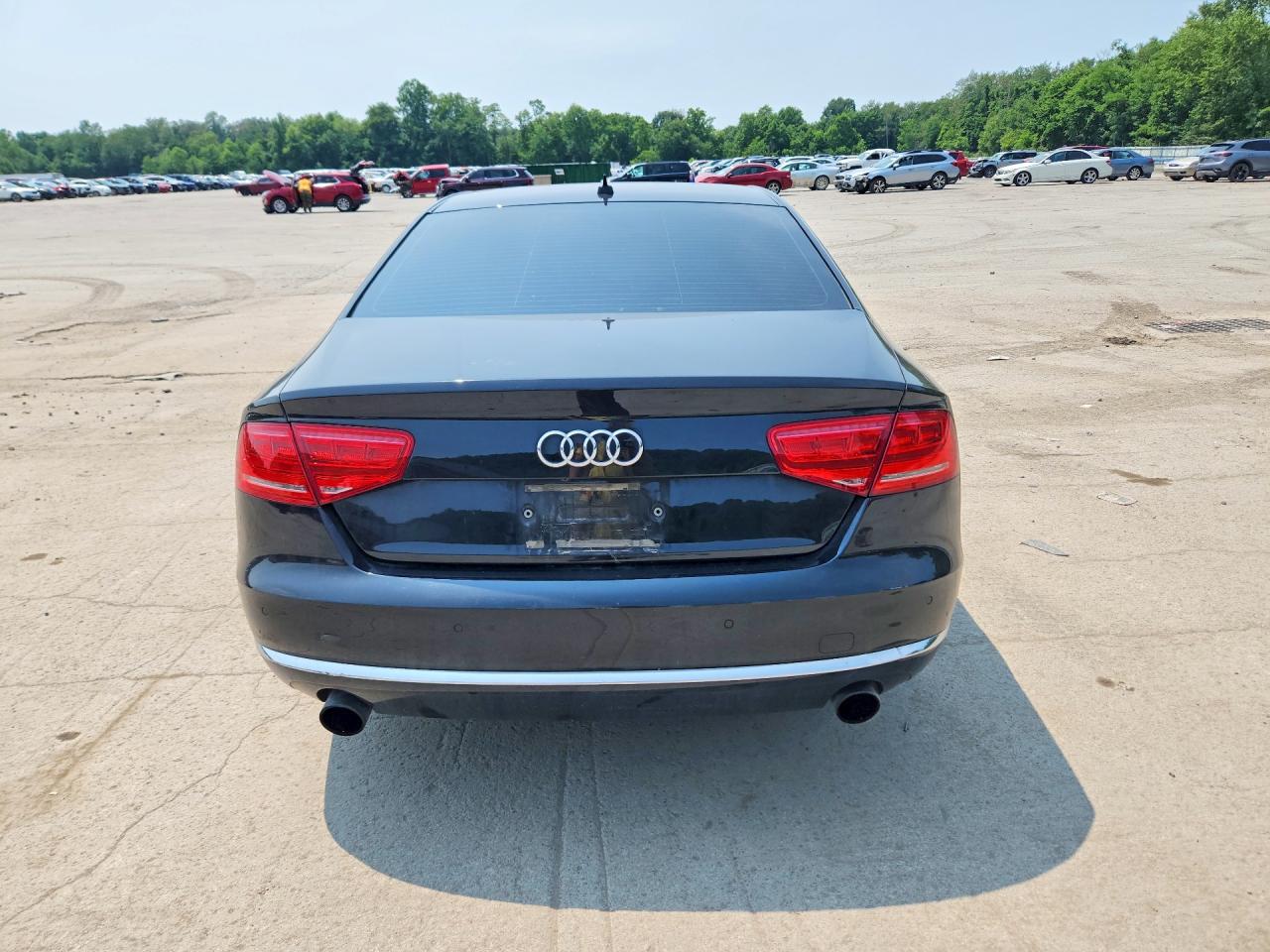2014 Audi A8 L Quattro Black vin: WAURGAFD0EN008240