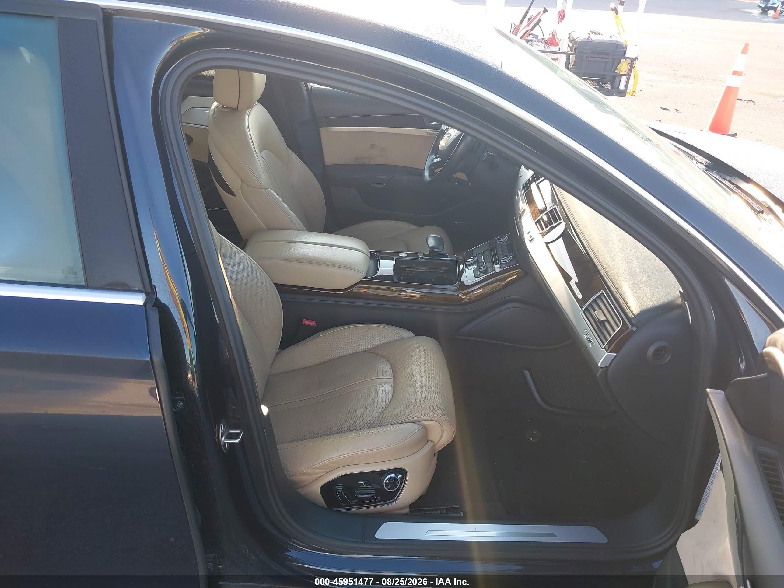 2014 Audi A8 L 3.0t Blue vin: WAURGAFD0EN010053