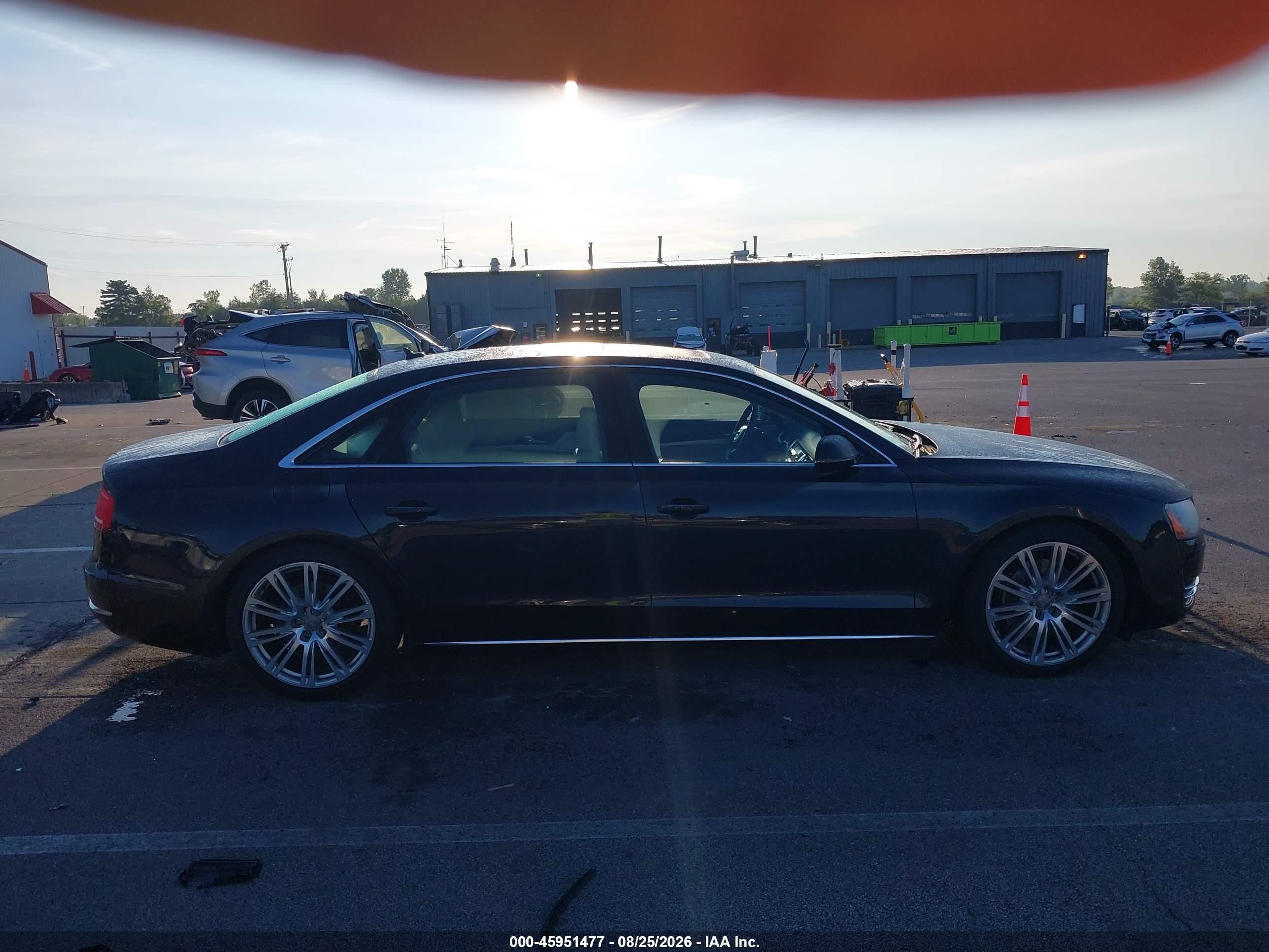 2014 Audi A8 L 3.0t Blue vin: WAURGAFD0EN010053