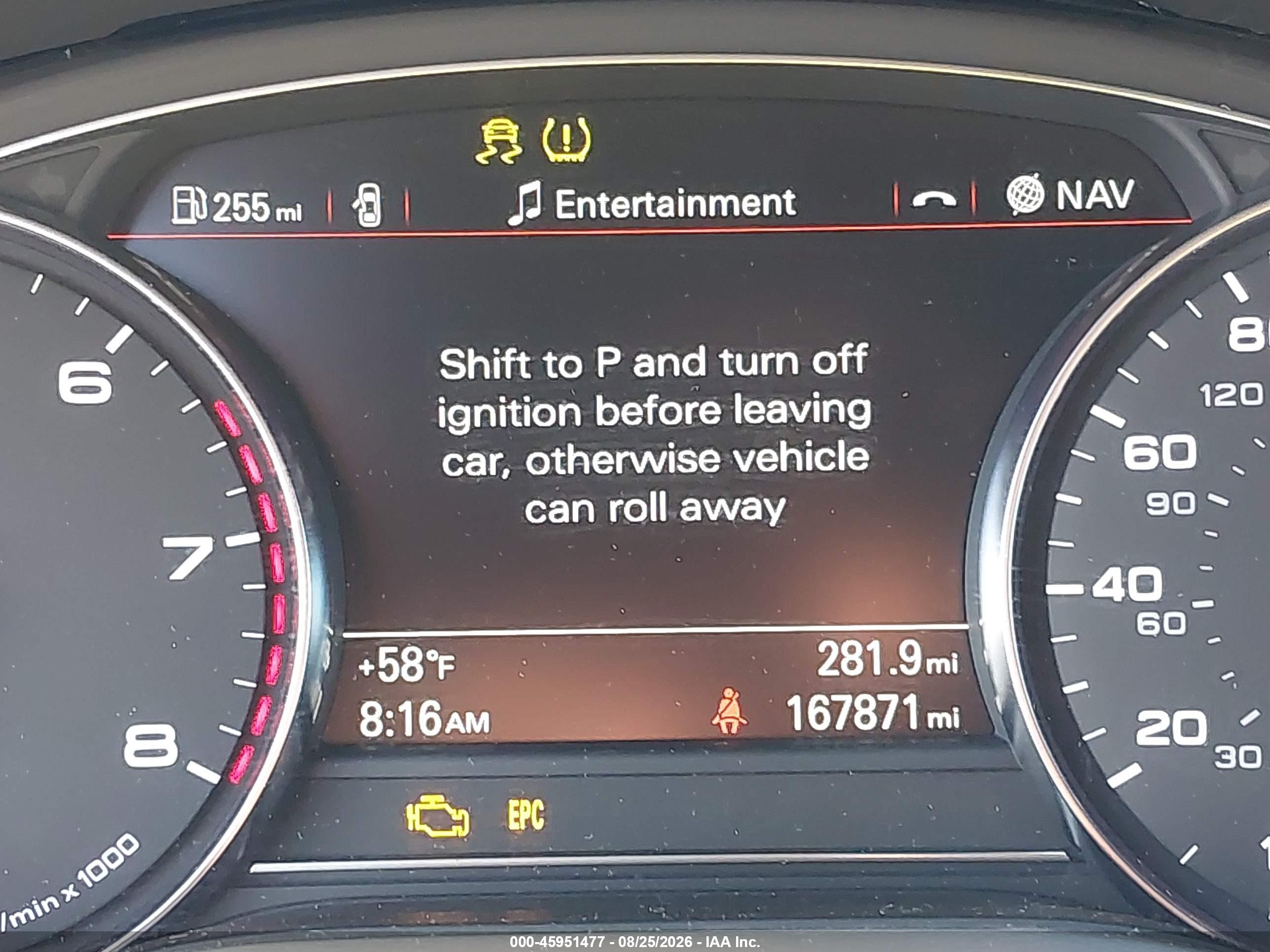 2014 Audi A8 L 3.0t Blue vin: WAURGAFD0EN010053