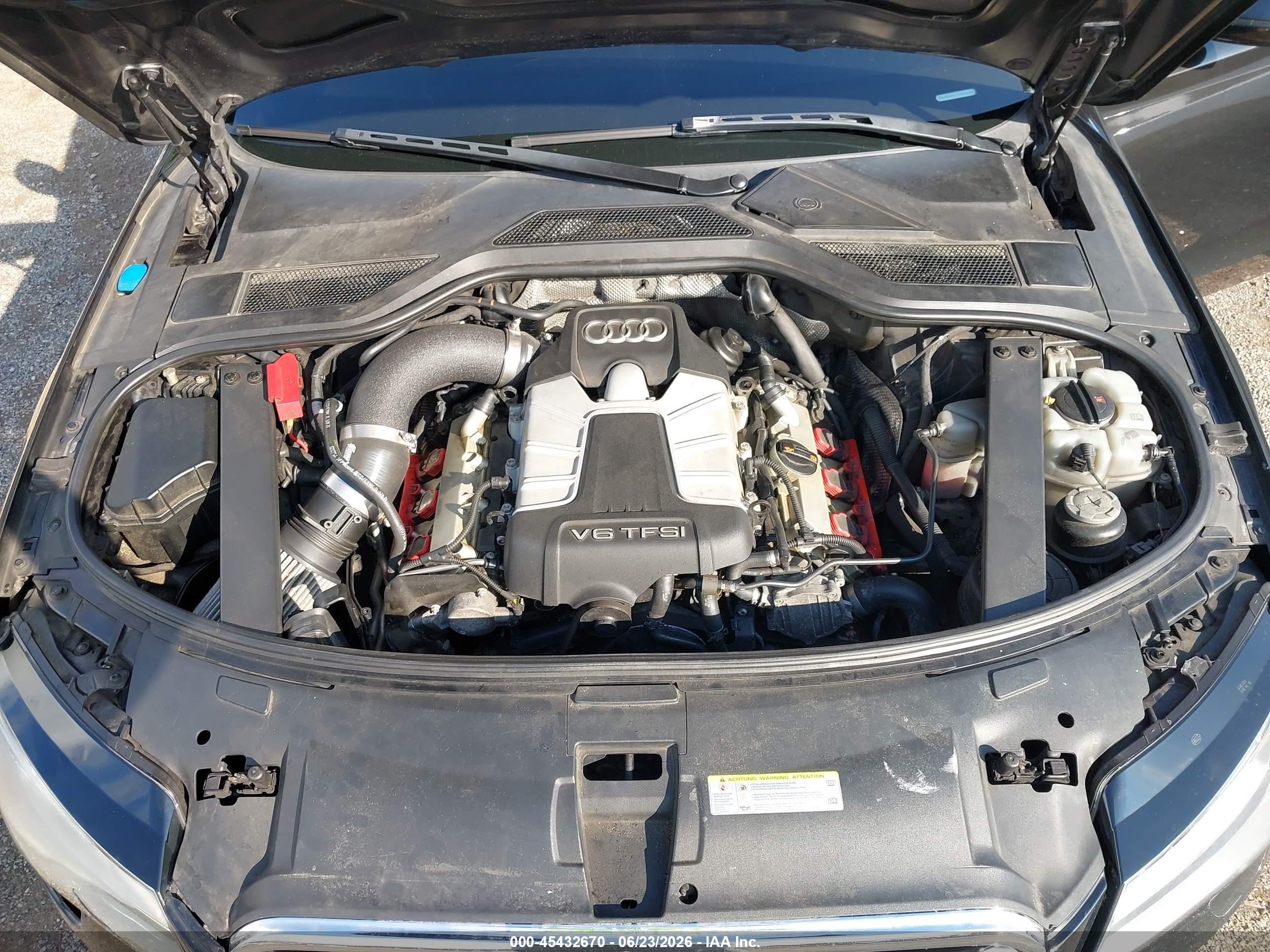 2013 Audi A8 L 3.0t Черный vin: WAURGAFD1DN002509