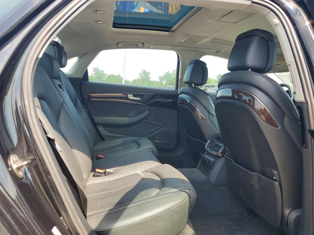 2014 Audi A8 L Quattro Black vin: WAURGAFD1EN006805