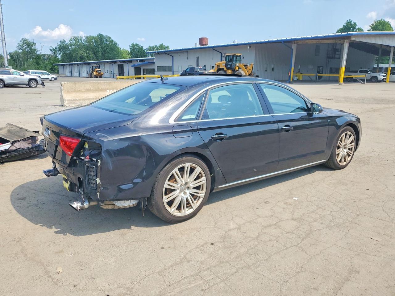 2014 Audi A8 L Quattro Black vin: WAURGAFD1EN006805