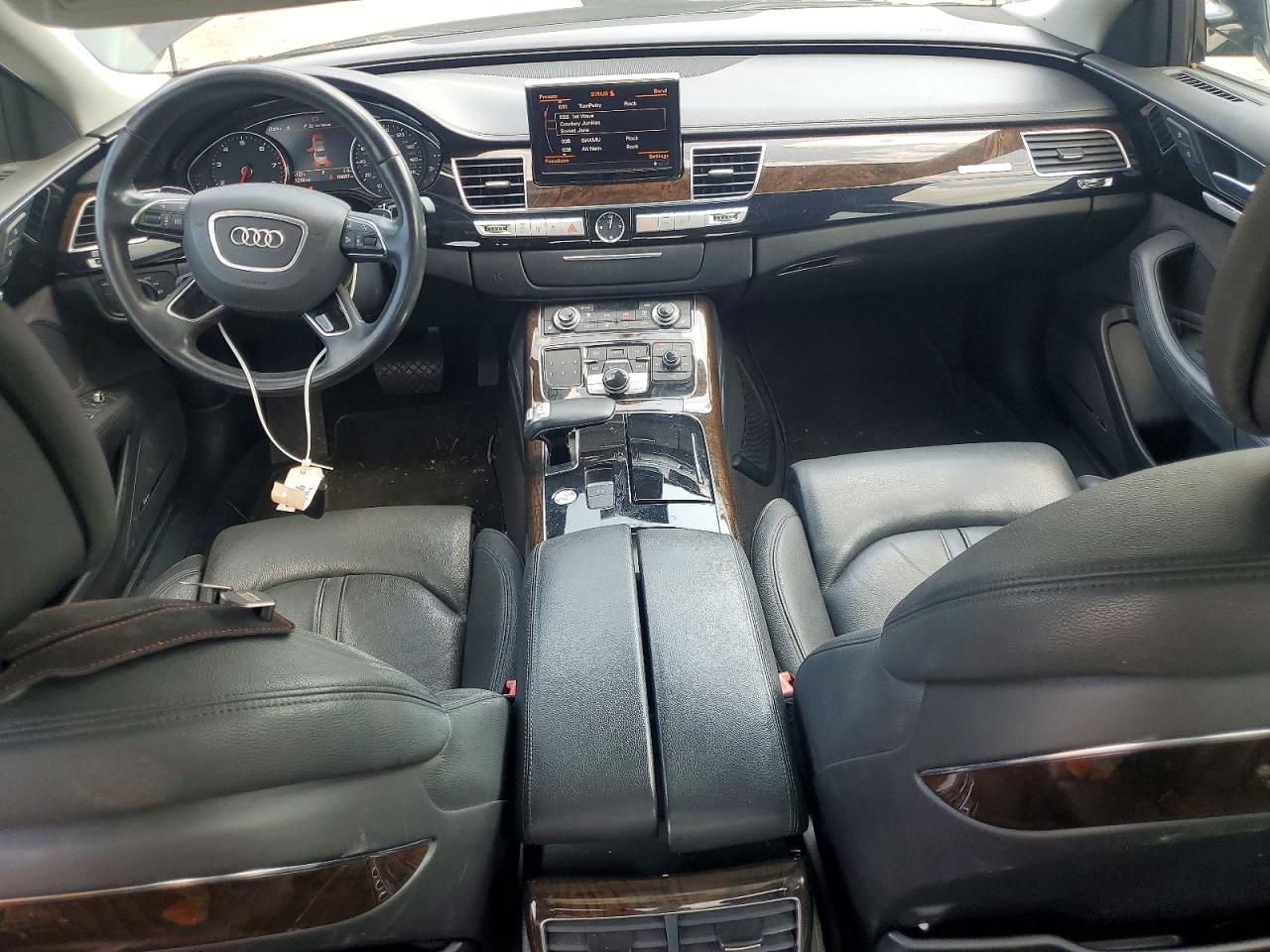 2014 Audi A8 L Quattro Black vin: WAURGAFD1EN006805
