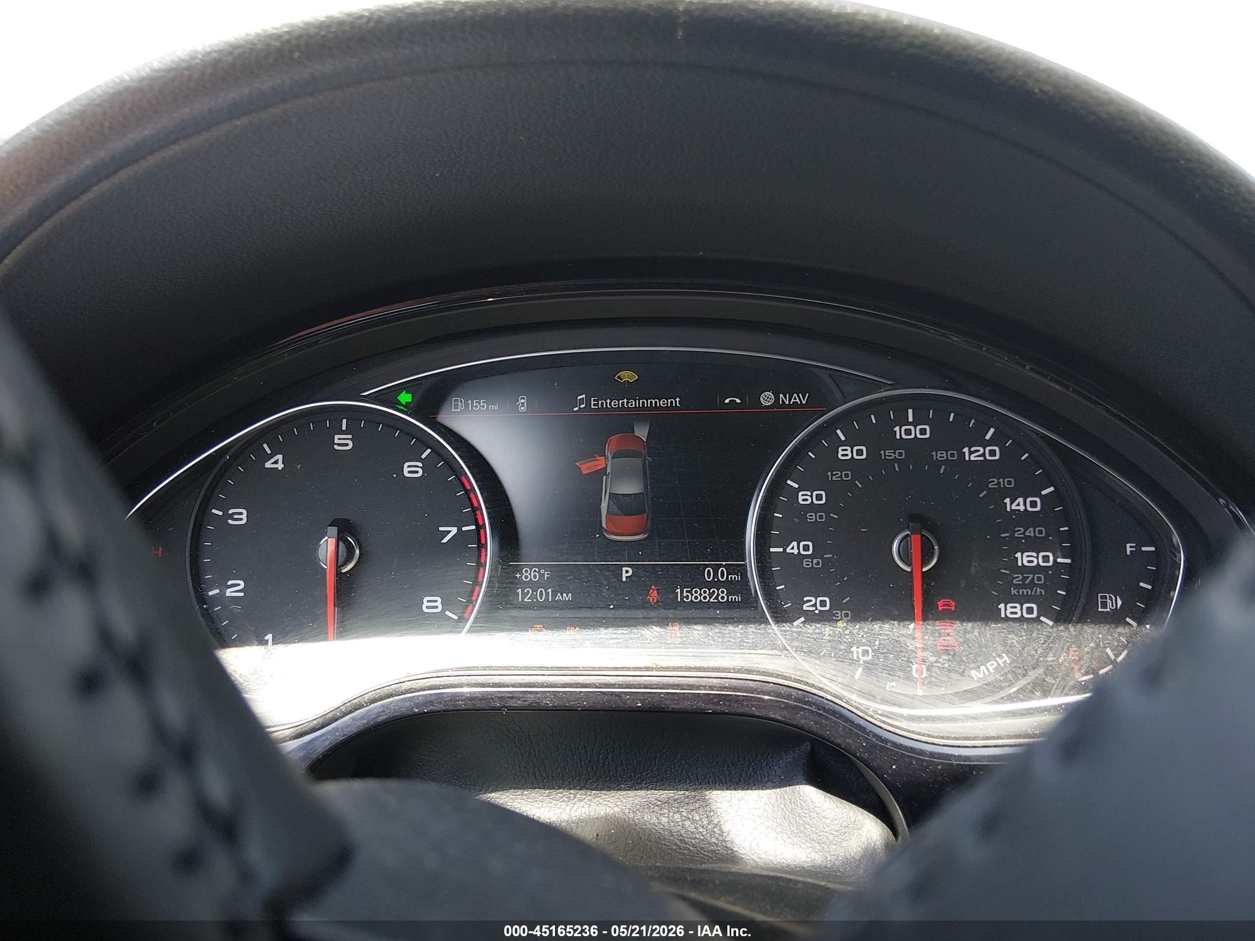 2013 Audi A8 L 3.0t Gray vin: WAURGAFD2DN025510