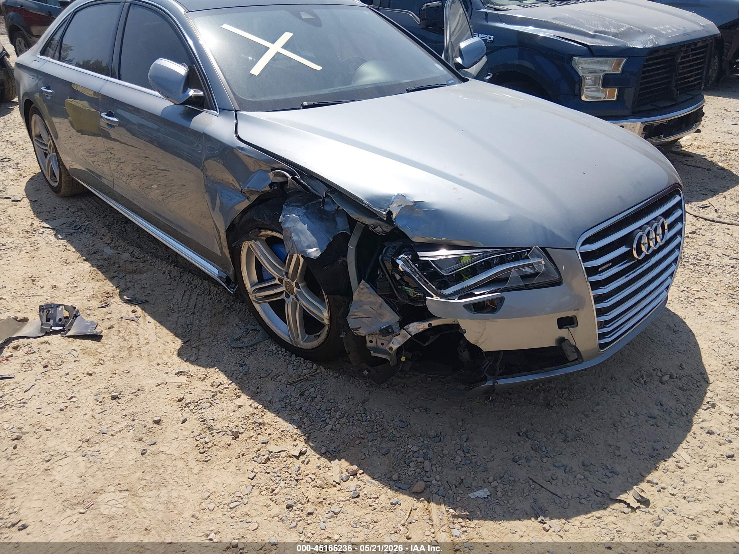 2013 Audi A8 L 3.0t Gray vin: WAURGAFD2DN025510