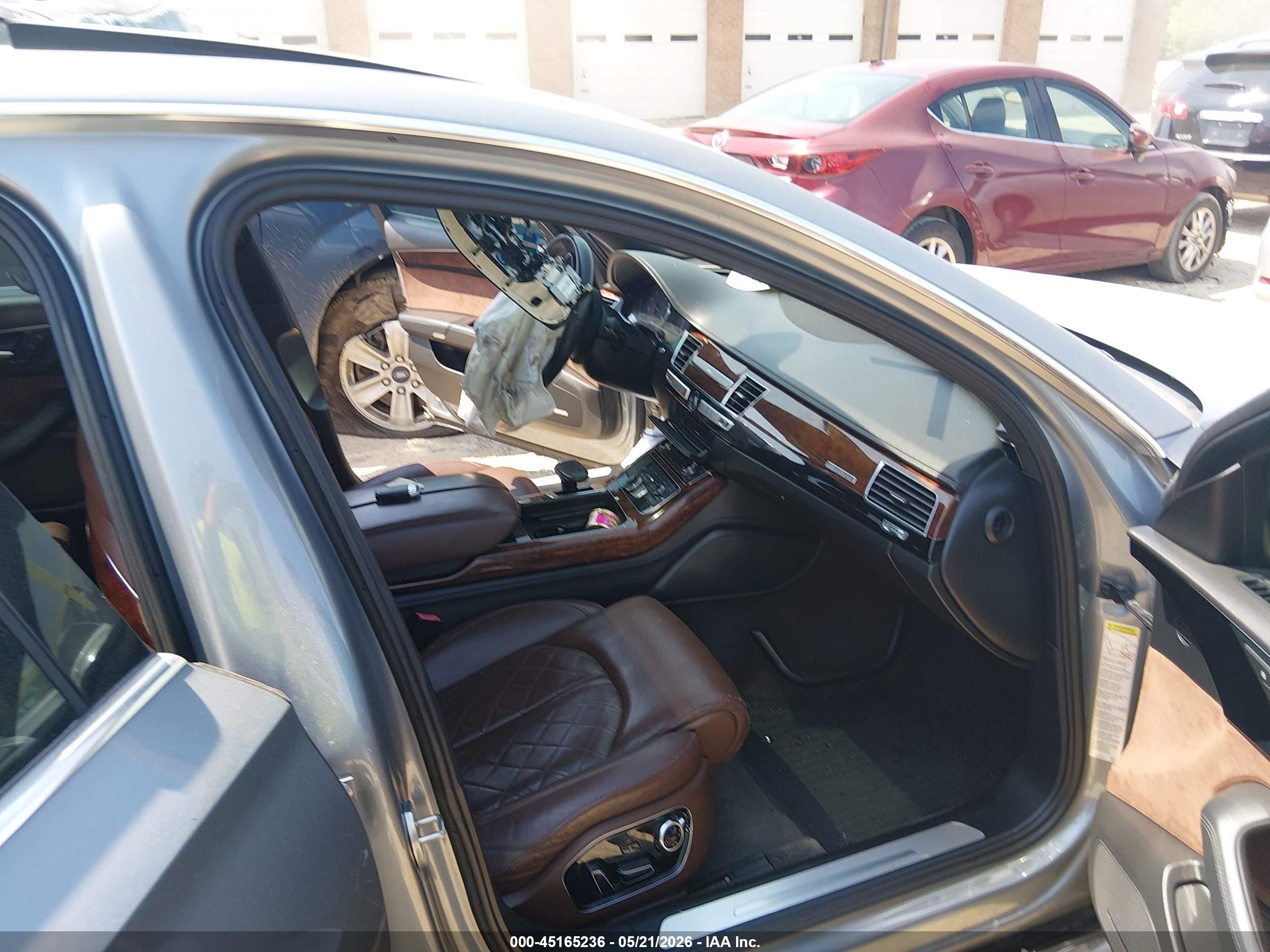 2013 Audi A8 L 3.0t Gray vin: WAURGAFD2DN025510