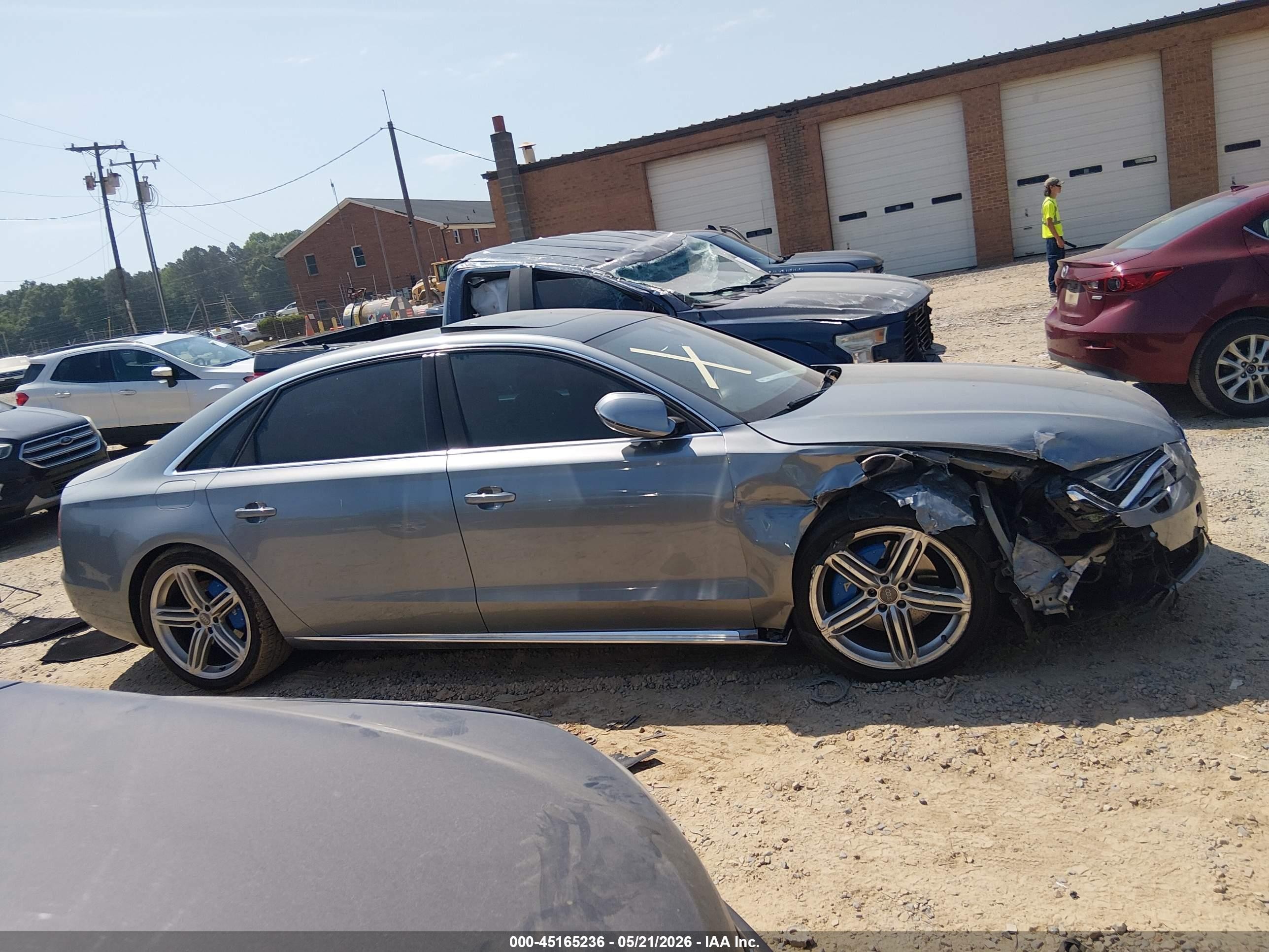 2013 Audi A8 L 3.0t Gray vin: WAURGAFD2DN025510