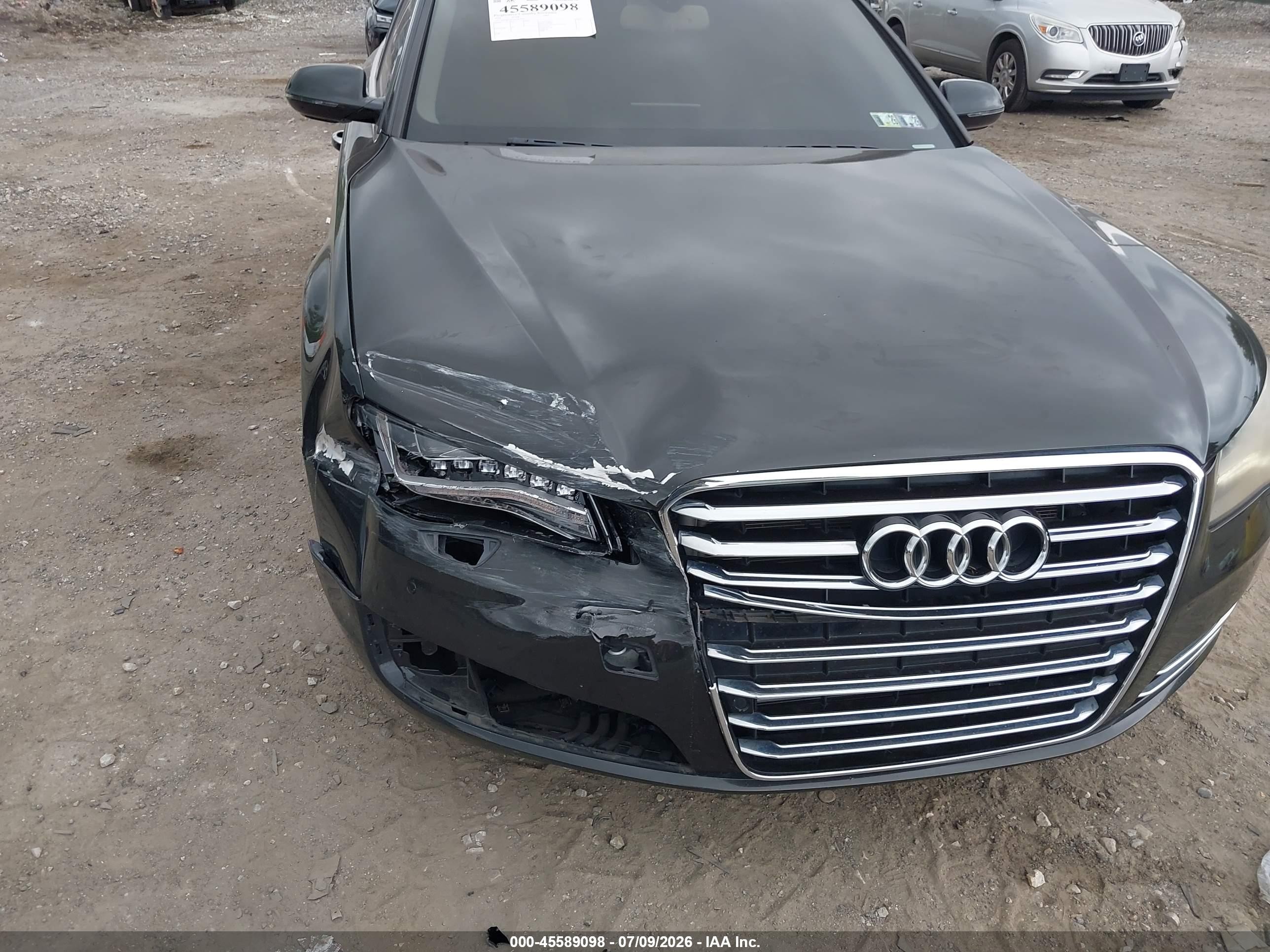 2014 Audi A8 L 3.0t Black vin: WAURGAFD2EN010507