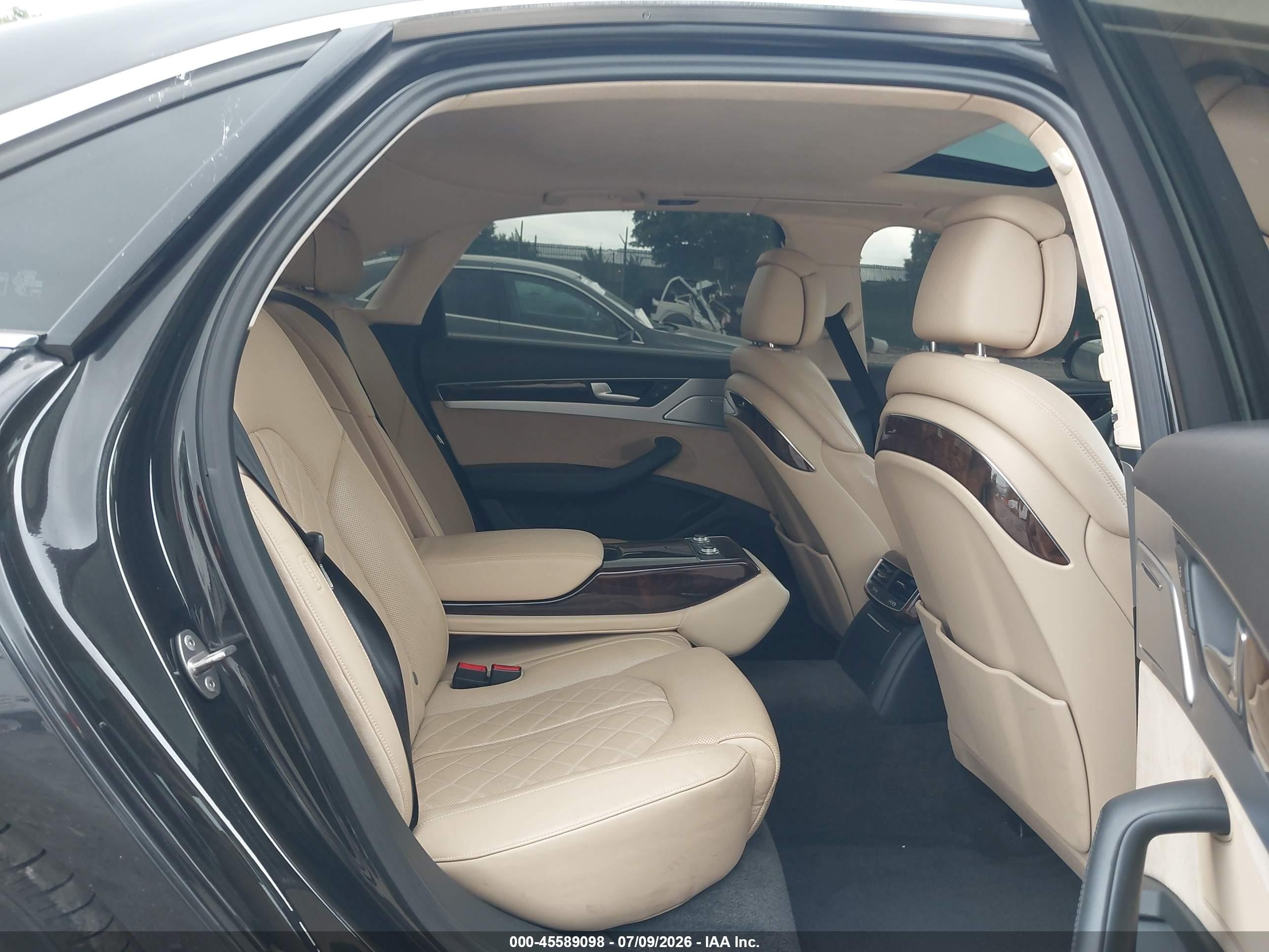 2014 Audi A8 L 3.0t Black vin: WAURGAFD2EN010507
