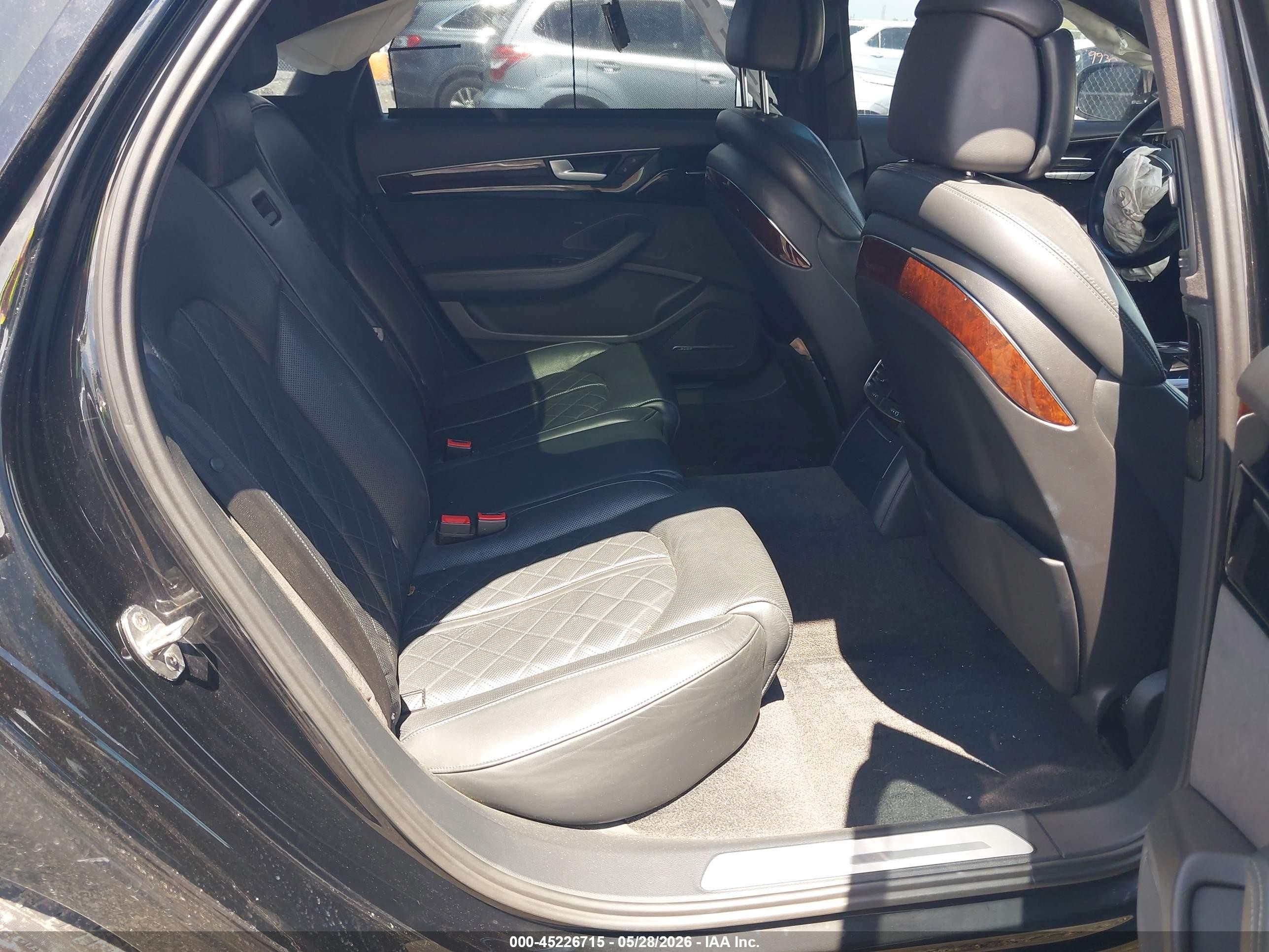 2014 Audi A8 L 3.0t Black vin: WAURGAFD3EN002142