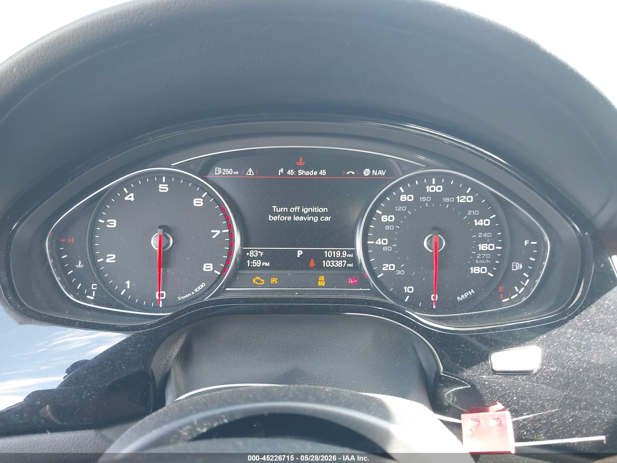 2014 Audi A8 L 3.0t Black vin: WAURGAFD3EN002142