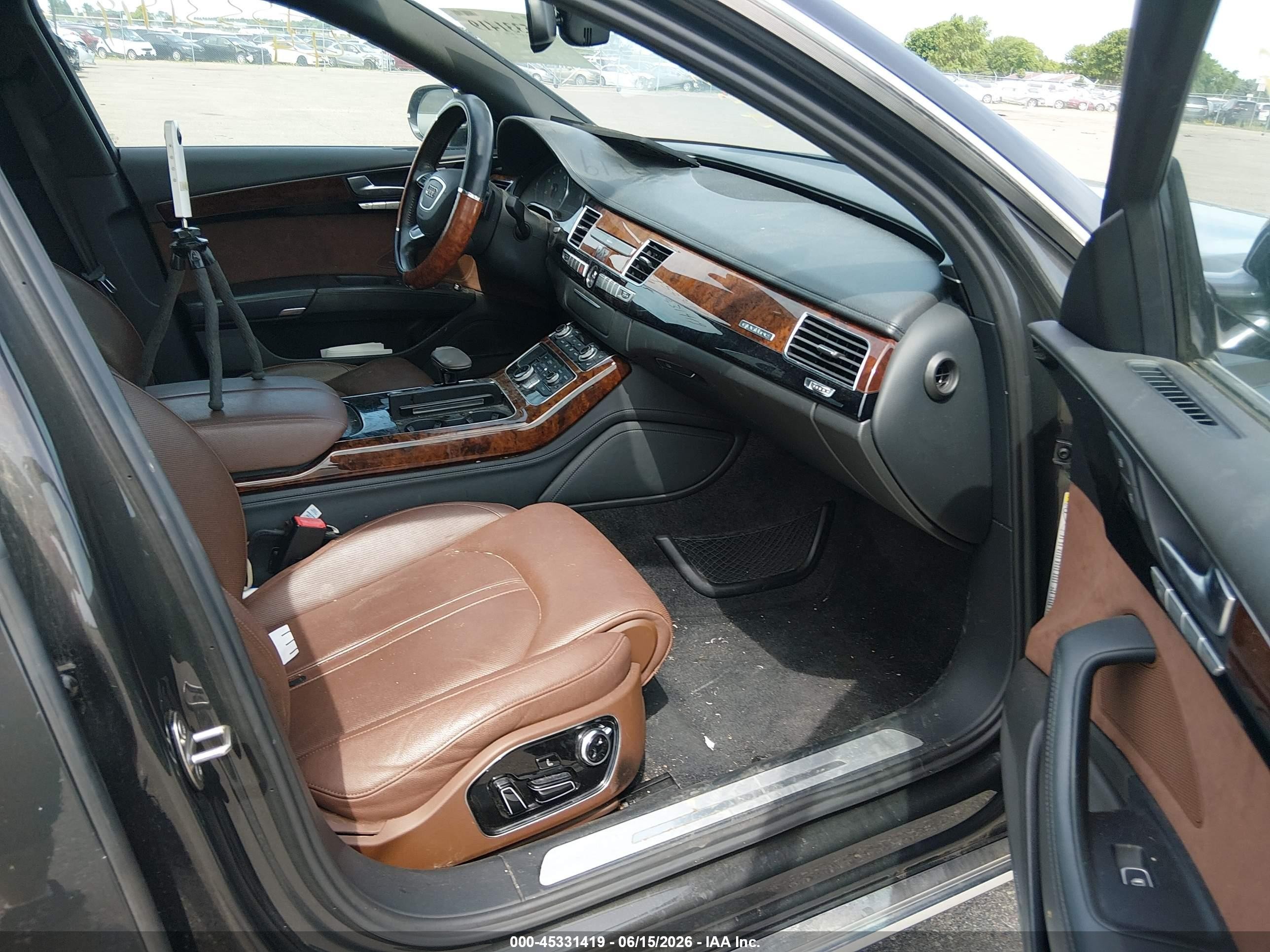 2014 Audi A8 L 3.0t Black vin: WAURGAFD4EN006944