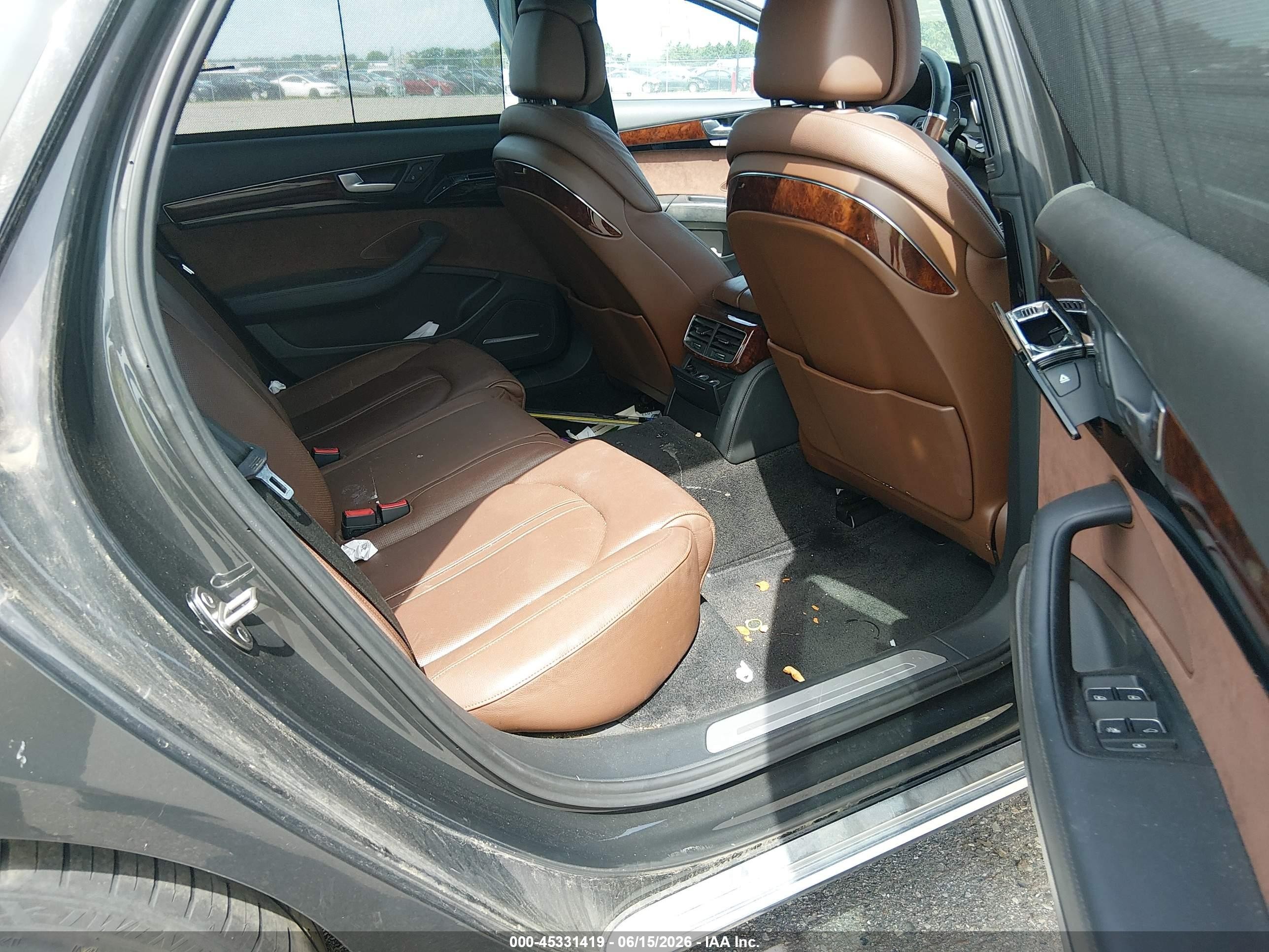 2014 Audi A8 L 3.0t Black vin: WAURGAFD4EN006944