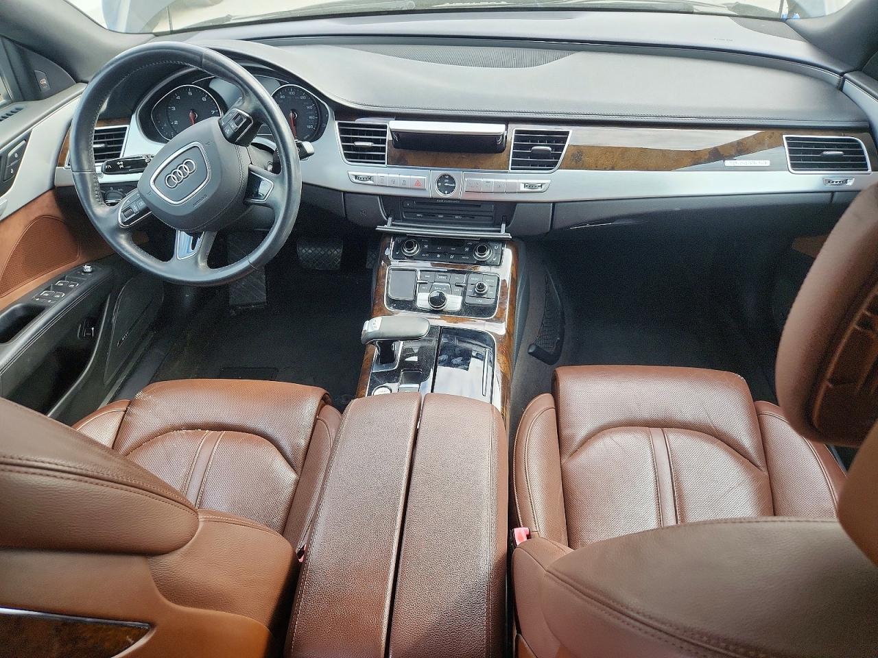 2014 Audi A8 L Quattro Черный vin: WAURGAFD4EN010198