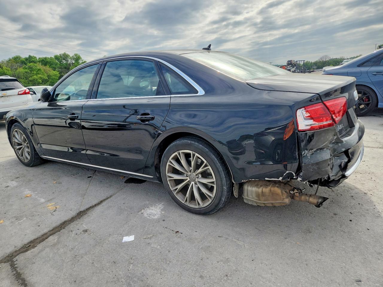 2014 Audi A8 L Quattro Черный vin: WAURGAFD4EN010198