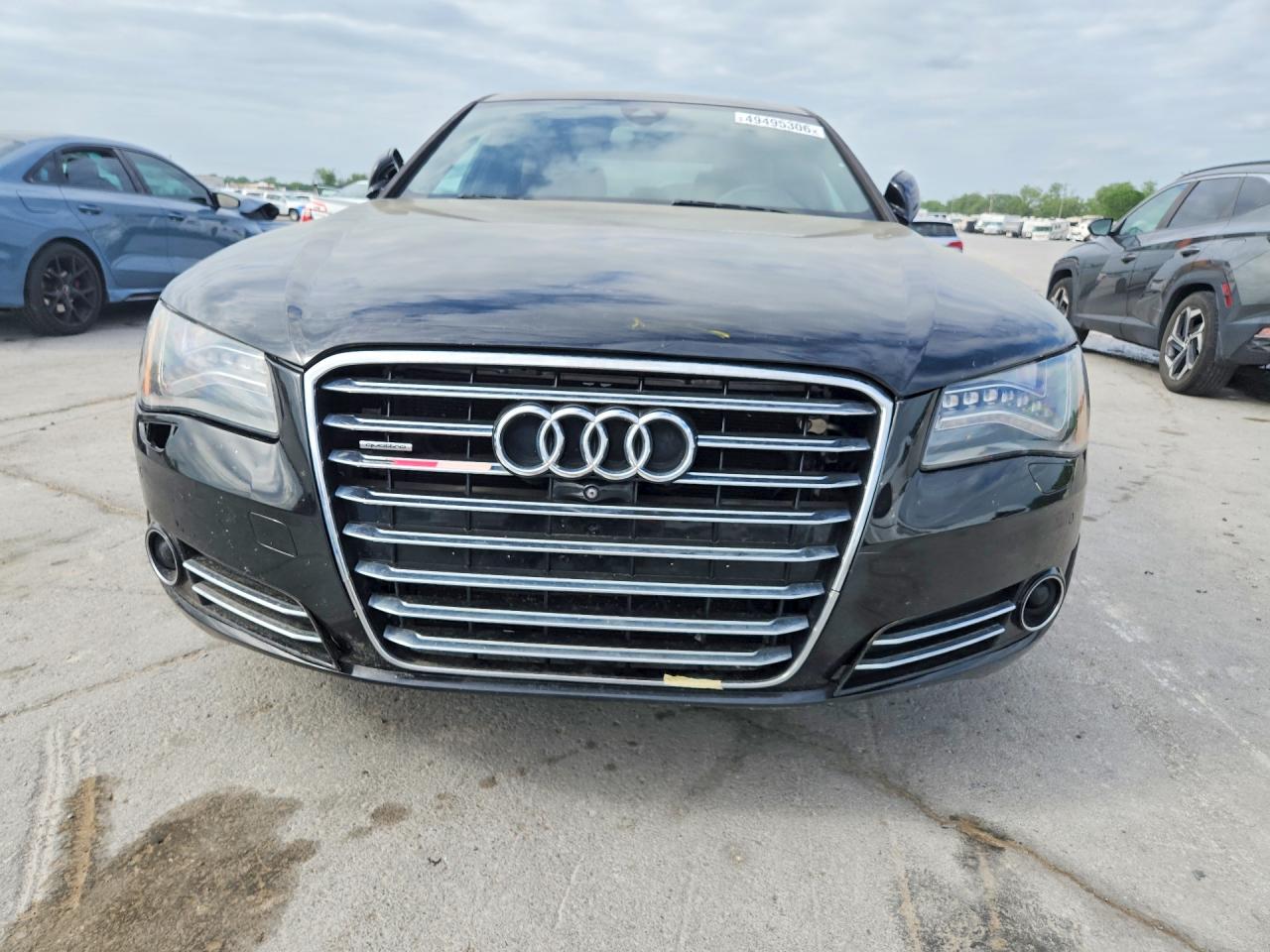 2014 Audi A8 L Quattro Черный vin: WAURGAFD4EN010198