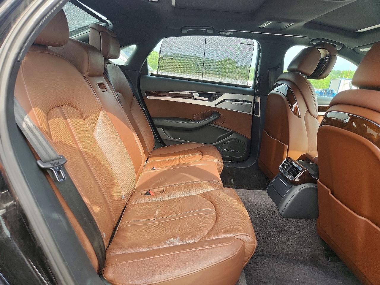 2014 Audi A8 L Quattro Черный vin: WAURGAFD4EN010198