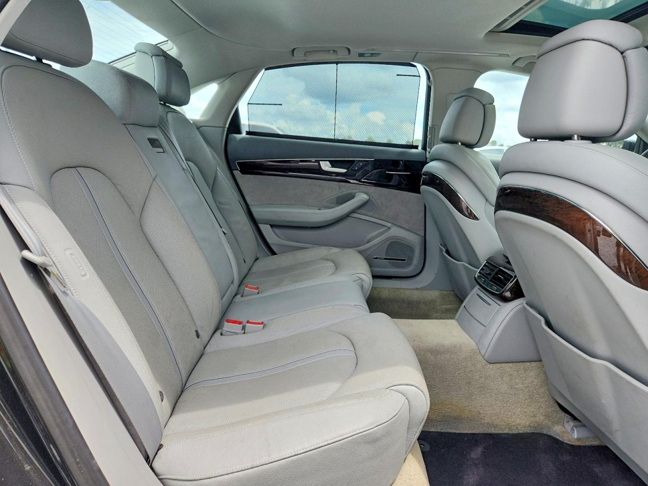 2014 Audi A8 L Quattro Charcoal vin: WAURGAFD5EN002384