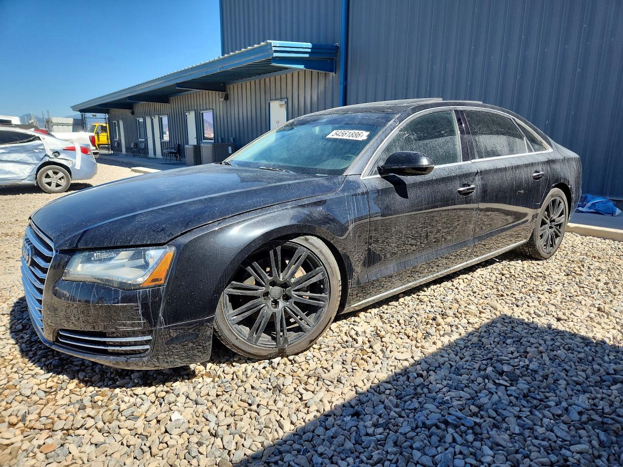 2014 Audi A8 L Quattro Black vin: WAURGAFD5EN005771