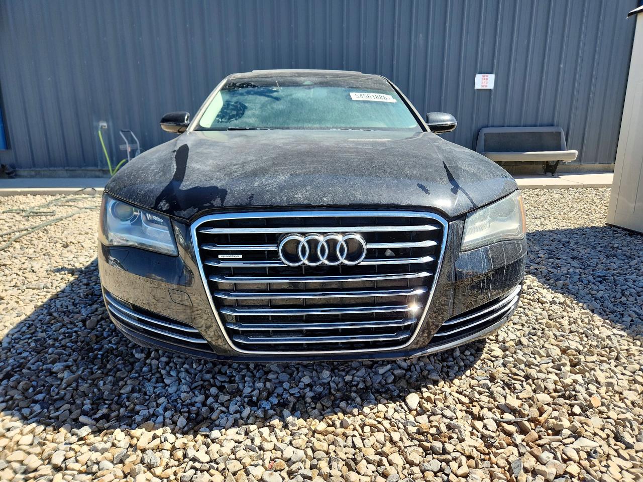 2014 Audi A8 L Quattro Black vin: WAURGAFD5EN005771