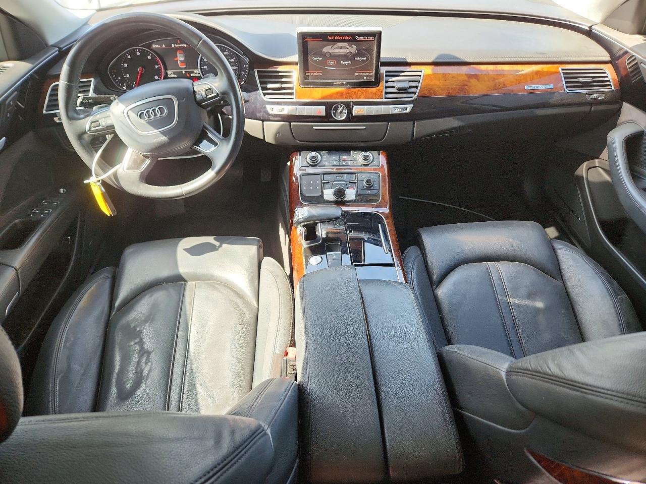 2014 Audi A8 L Quattro Black vin: WAURGAFD5EN005771