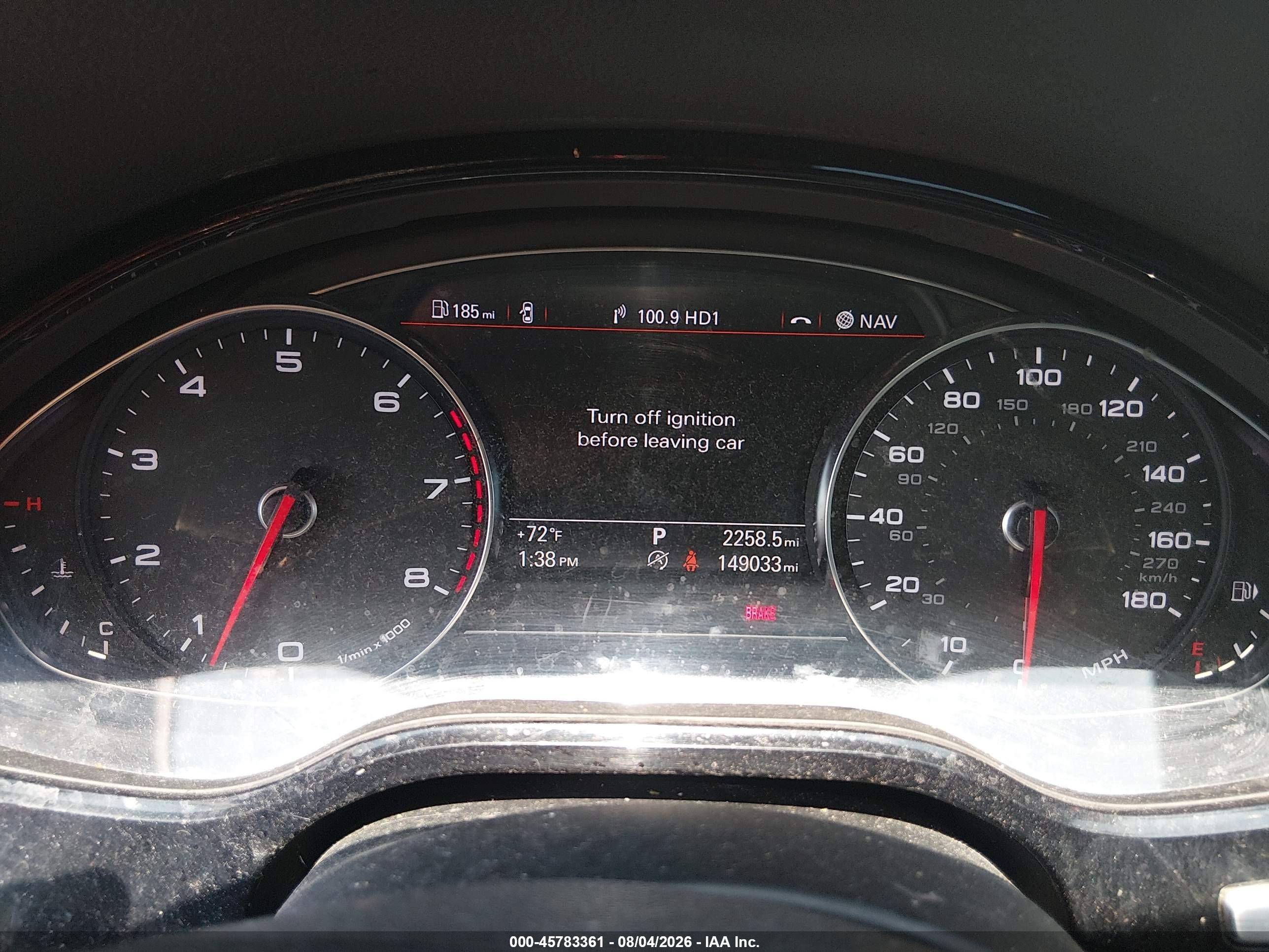 2013 Audi A8 L 3.0t White vin: WAURGAFD6DN025798