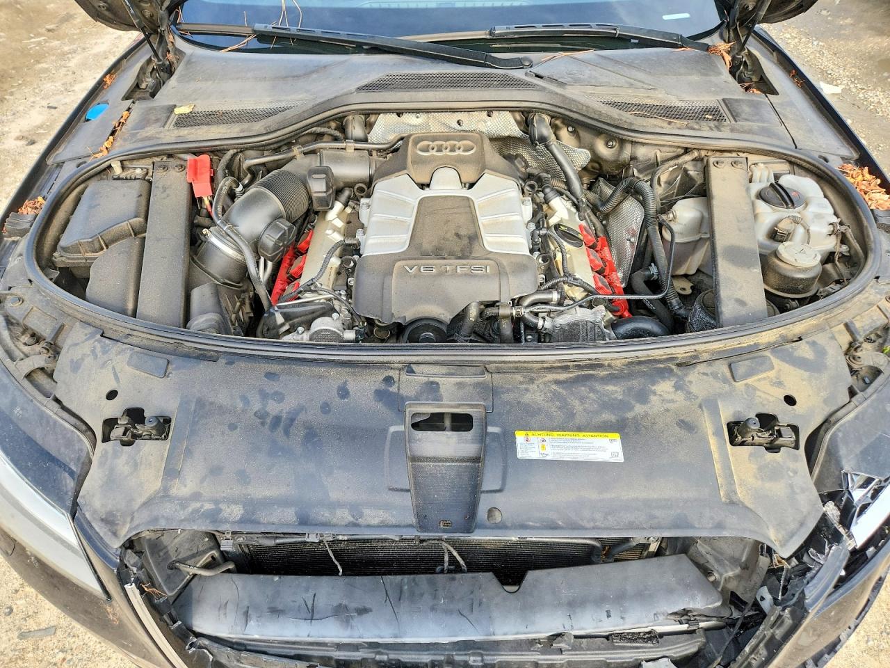 2014 Audi A8 L Quattro Черный vin: WAURGAFD7EN008333