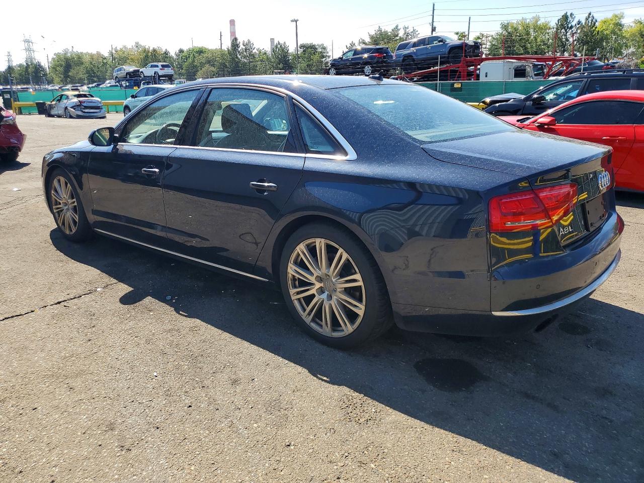2014 Audi A8 L Quattro Серый vin: WAURGAFD7EN011345