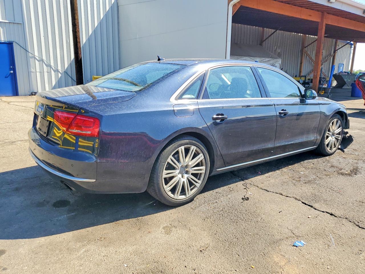 2014 Audi A8 L Quattro Серый vin: WAURGAFD7EN011345