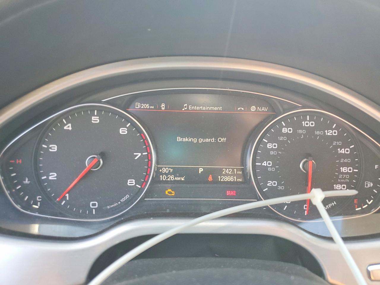 2014 Audi A8 L Quattro Серый vin: WAURGAFD7EN011345