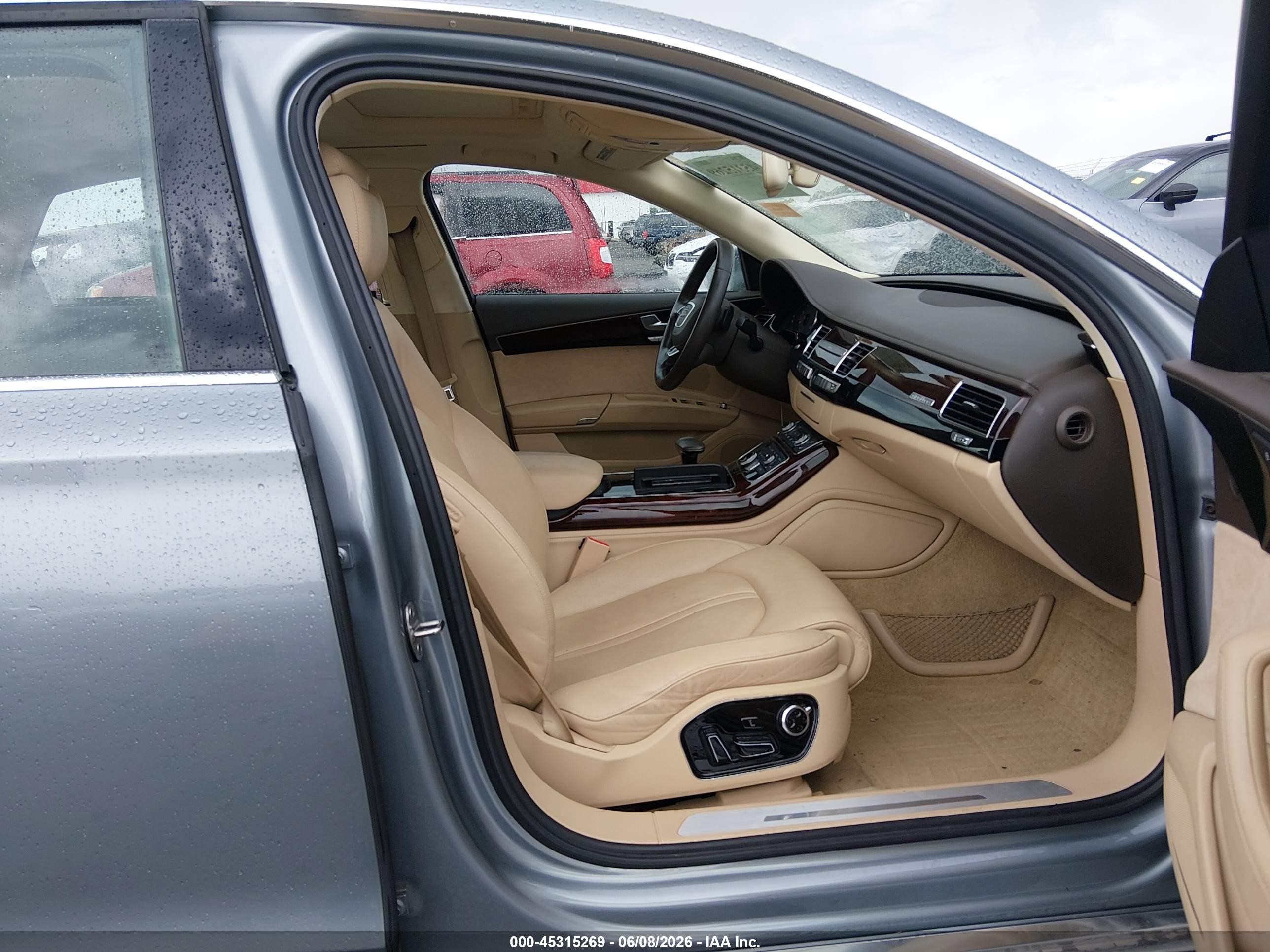 2013 Audi A8 L 3.0t Gray vin: WAURGAFD8DN021283