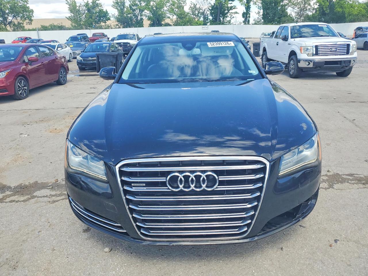 2013 Audi A8 L Quattro Черный vin: WAURGAFD9DN034088