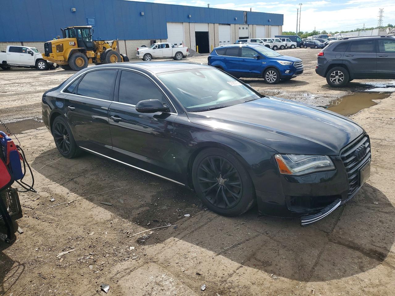 2014 Audi A8 L Quattro Черный vin: WAURGAFDXEN004650