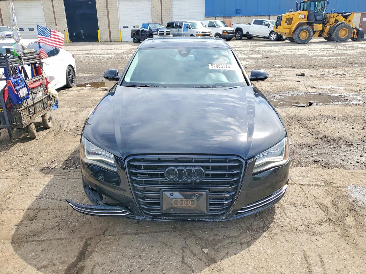 2014 Audi A8 L Quattro Черный vin: WAURGAFDXEN004650